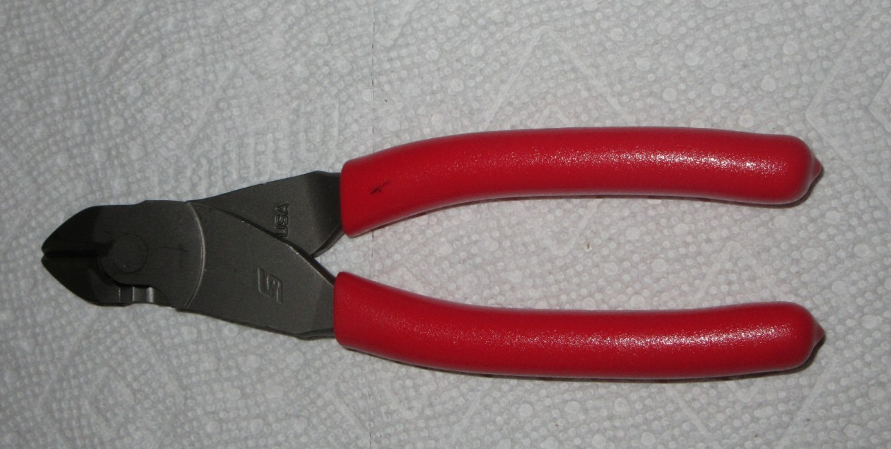 Snap On Tools 87BCF Soft Grip Vector Edge Diagonal Cutter Pliers 7.5″ NEW
