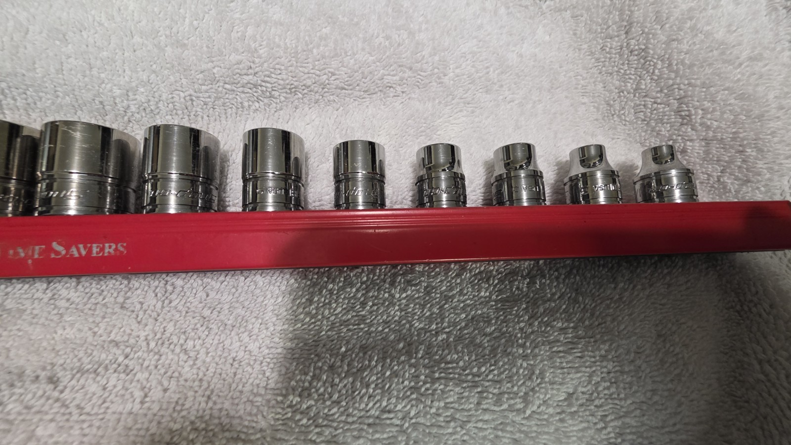 Snap-on 211FY 11 pc 3/8″ Drive 12-Point SAE Shallow Socket Set + 15/16 & 1″