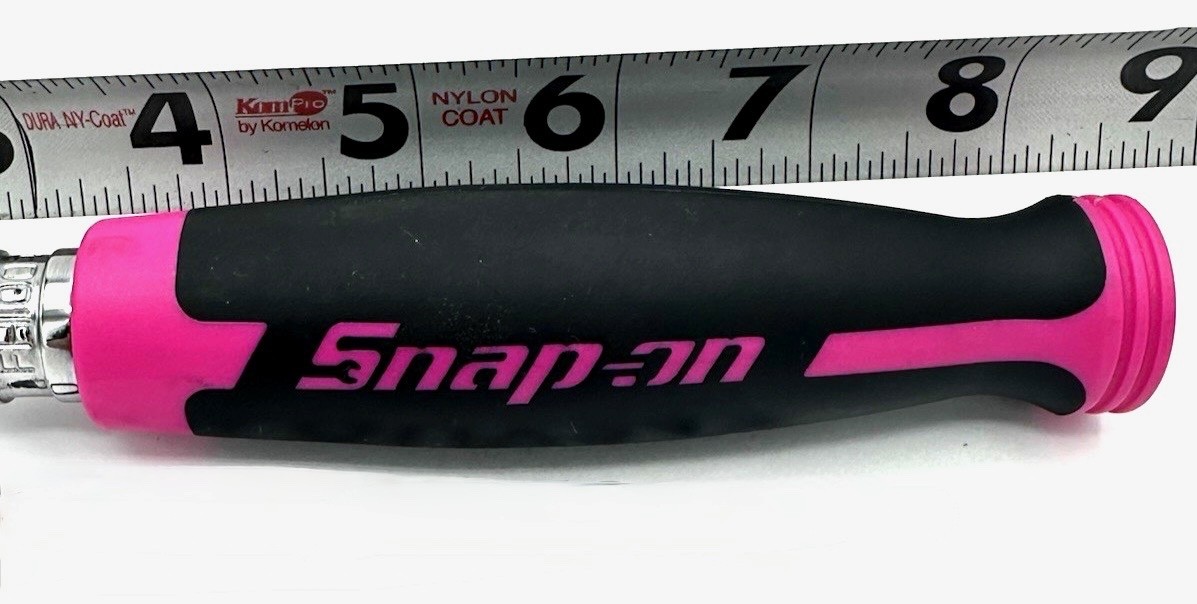 SNAP ON TOOLS USA 3/8″ Dr 100 T ELEC PINK Soft Grip Fixed Head Ratchet FH100 EP