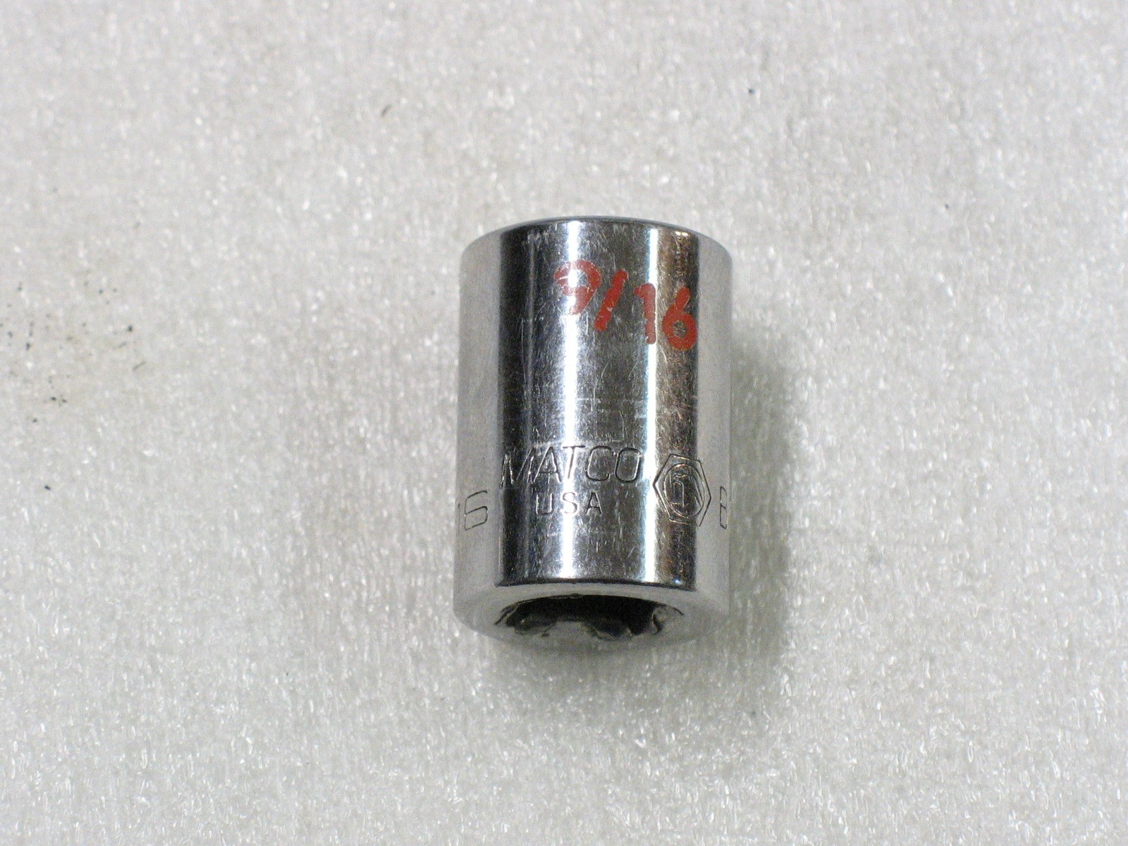 Matco Tools 9/16″ 3/8″ Drive 6 Point Shallow Chrome Socket B186A