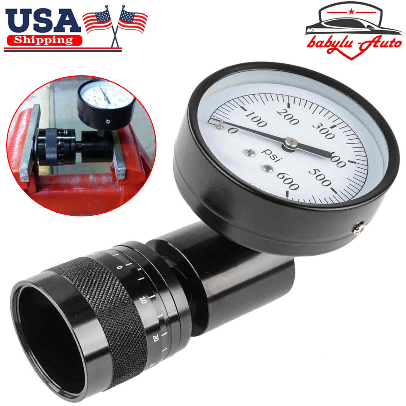 66841 Spring Checker Mini Valve Spring Tester Measuring Combo 0-600lb Vise Arbor