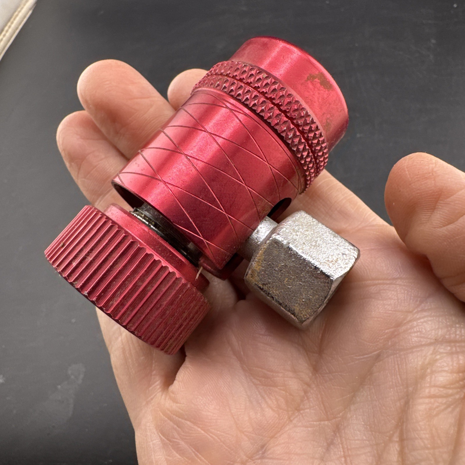 OEM Tools R1234YF High Side Coupler AC Quick Connect Service Fitting