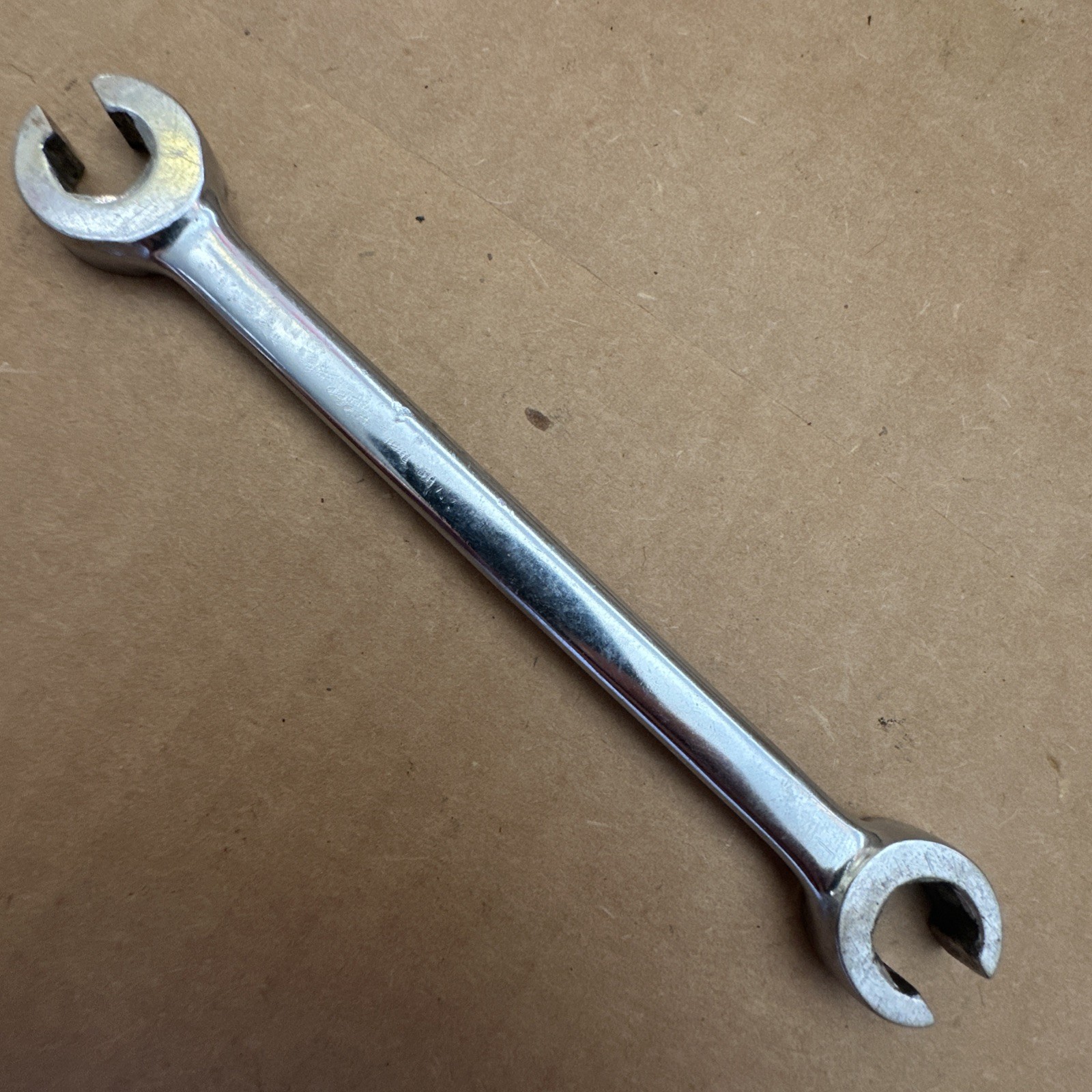 Vintage Vulcan Flare Nut Line Wrench 3/8” X 7/16” Inch SAE Made In USA FW1214
