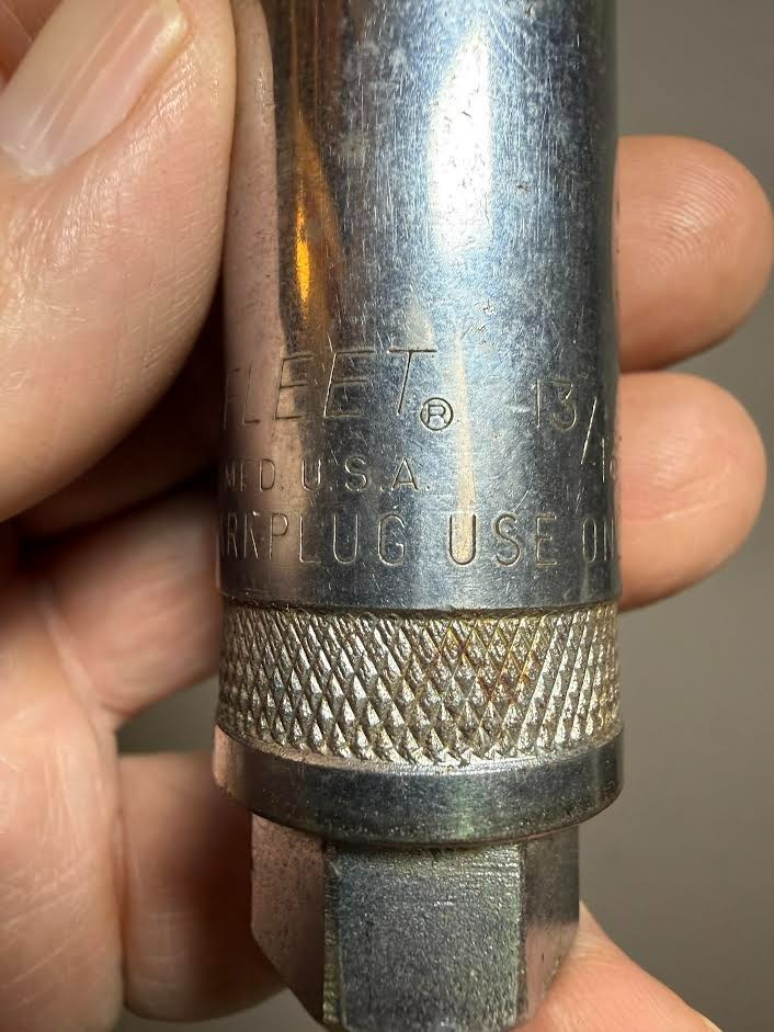 FLEET 1727 HP 13/16″ SAE 1/2″ Drive Spark Plug Socket Rare Tool Vintage