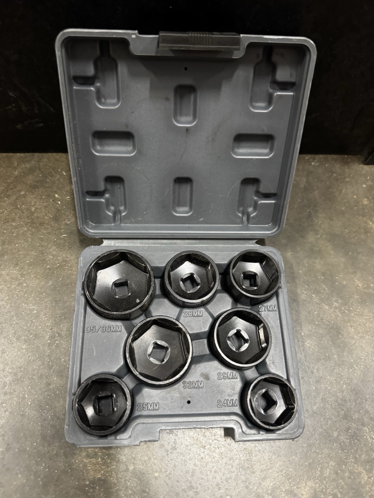 MAC Tools 7-pc Low-Profile Oil Filter Metric Socket Set OFS7-SET