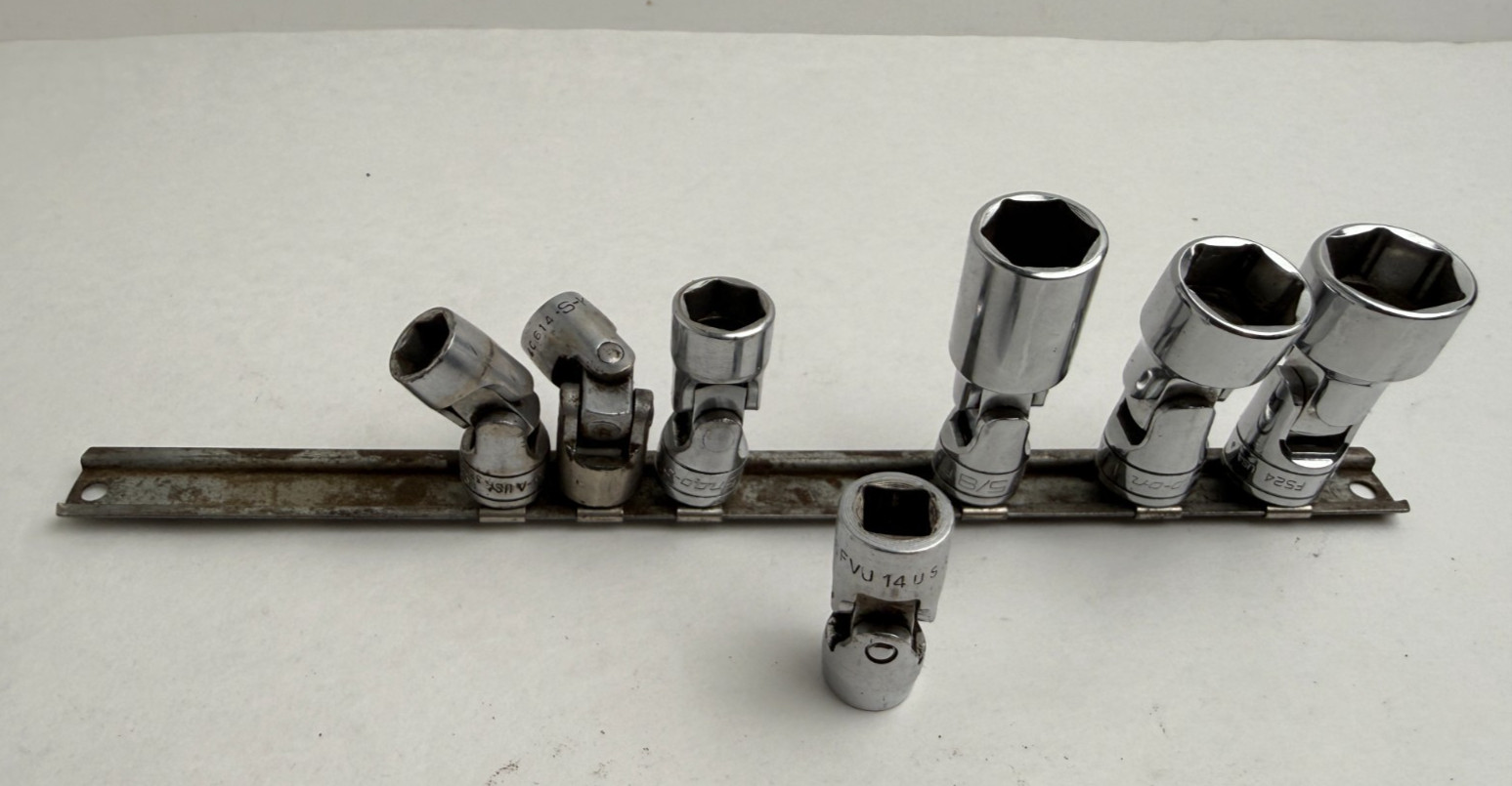 Snap-on Tools USA 6 Piece 3/8″ Drive SAE 6 Point & 12 Points Mix SWIVEL Sockets
