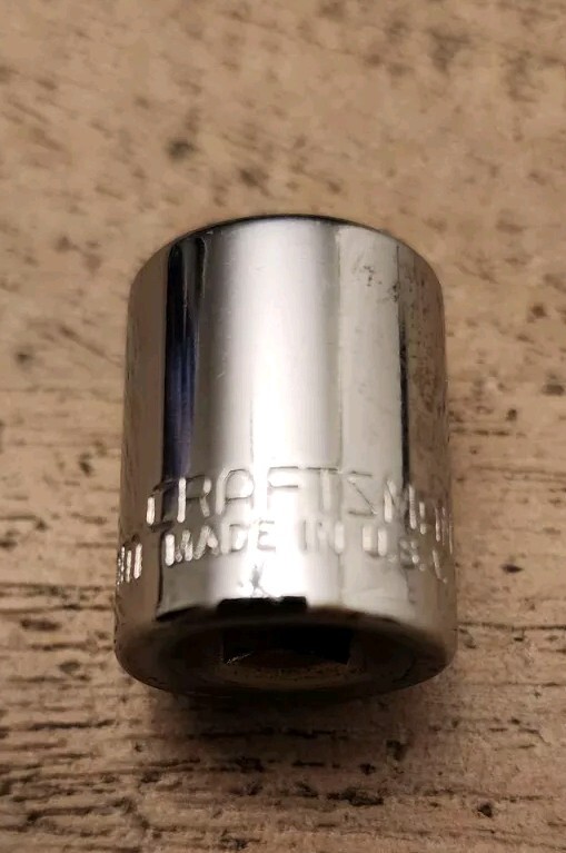 Craftsman USA 13mm Socket 6 Point 1/4″ Drive EE 43514