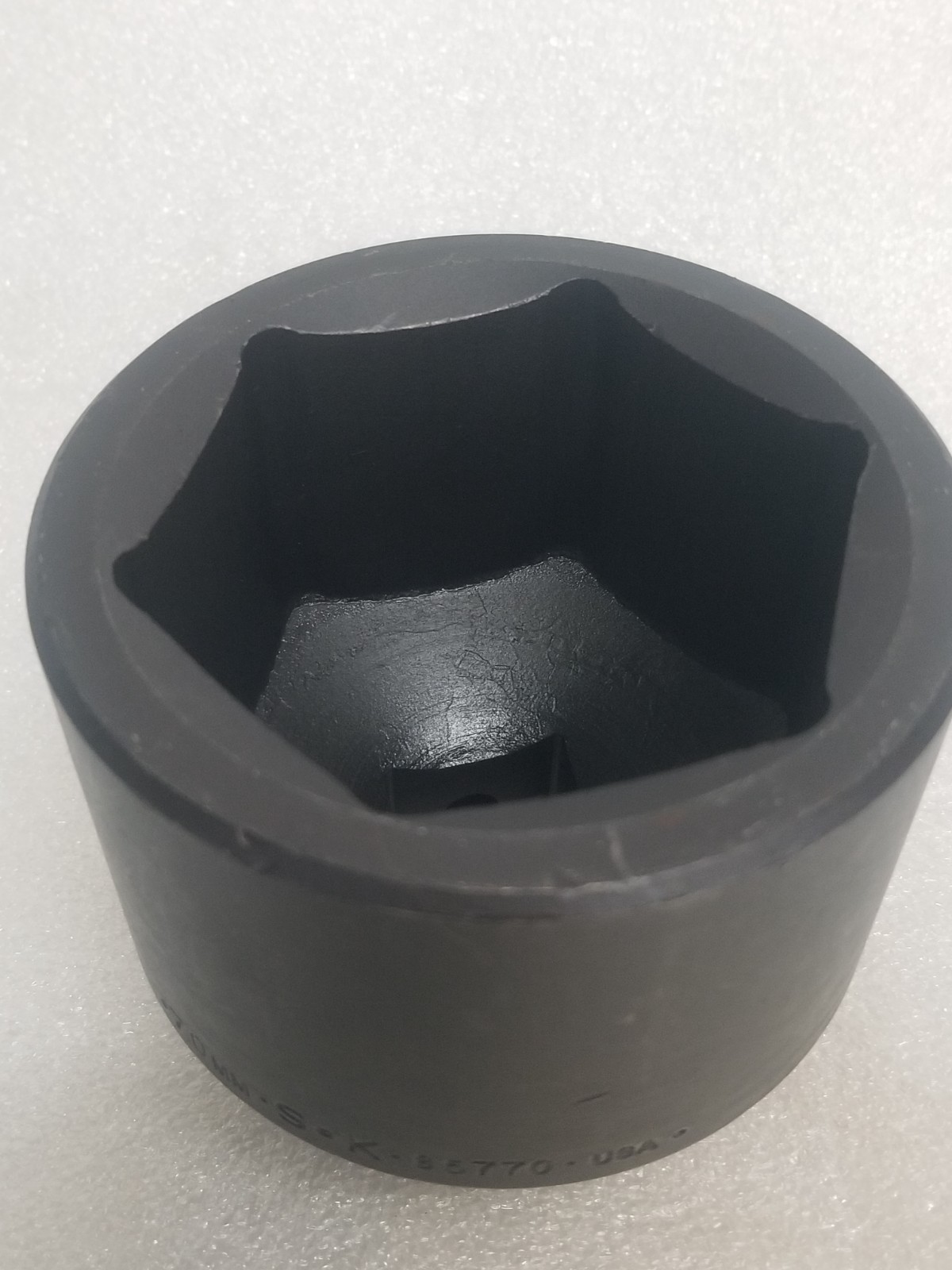 S-K Tools 85770 Standard Metric Impact Socket 1″-Drive 6-Pt 70mm Made in USA