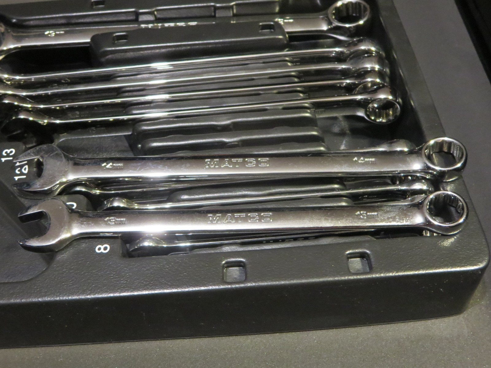 MATCO 12-Pc. SMCWLM12 combination wrenches Metric NEW