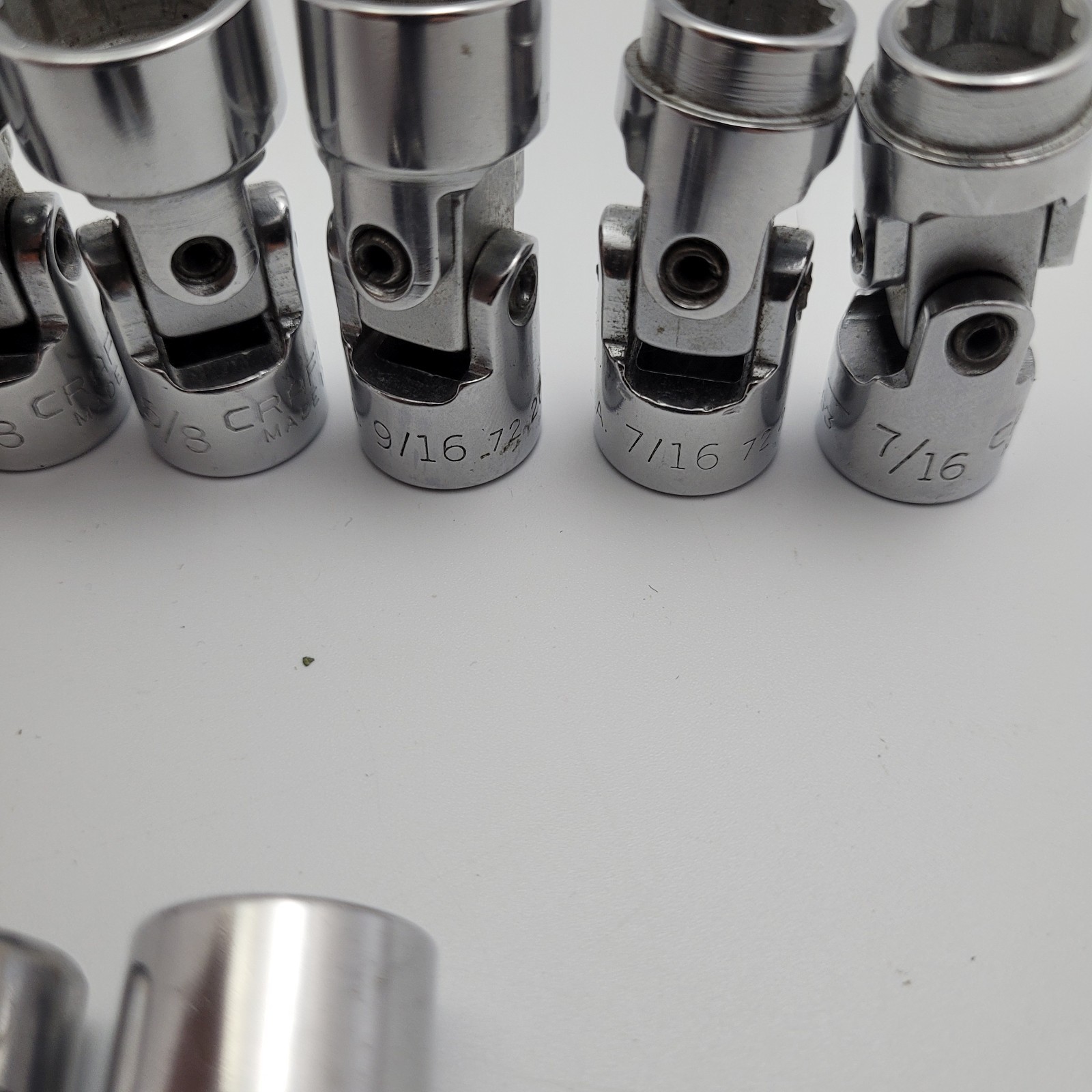 Vintage Craftsman Challenger Easco Swivel Socket 11pc Mixed Lot 3/8″ Drive USA