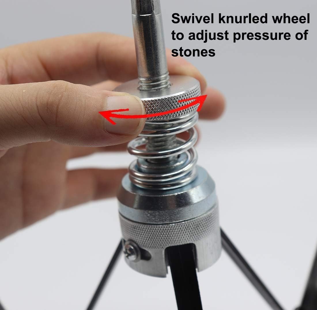 Engine Cylinder Hone Tool Adjustable 2 to 7 Inch Diameter 4 Inch Stones 220 Grit