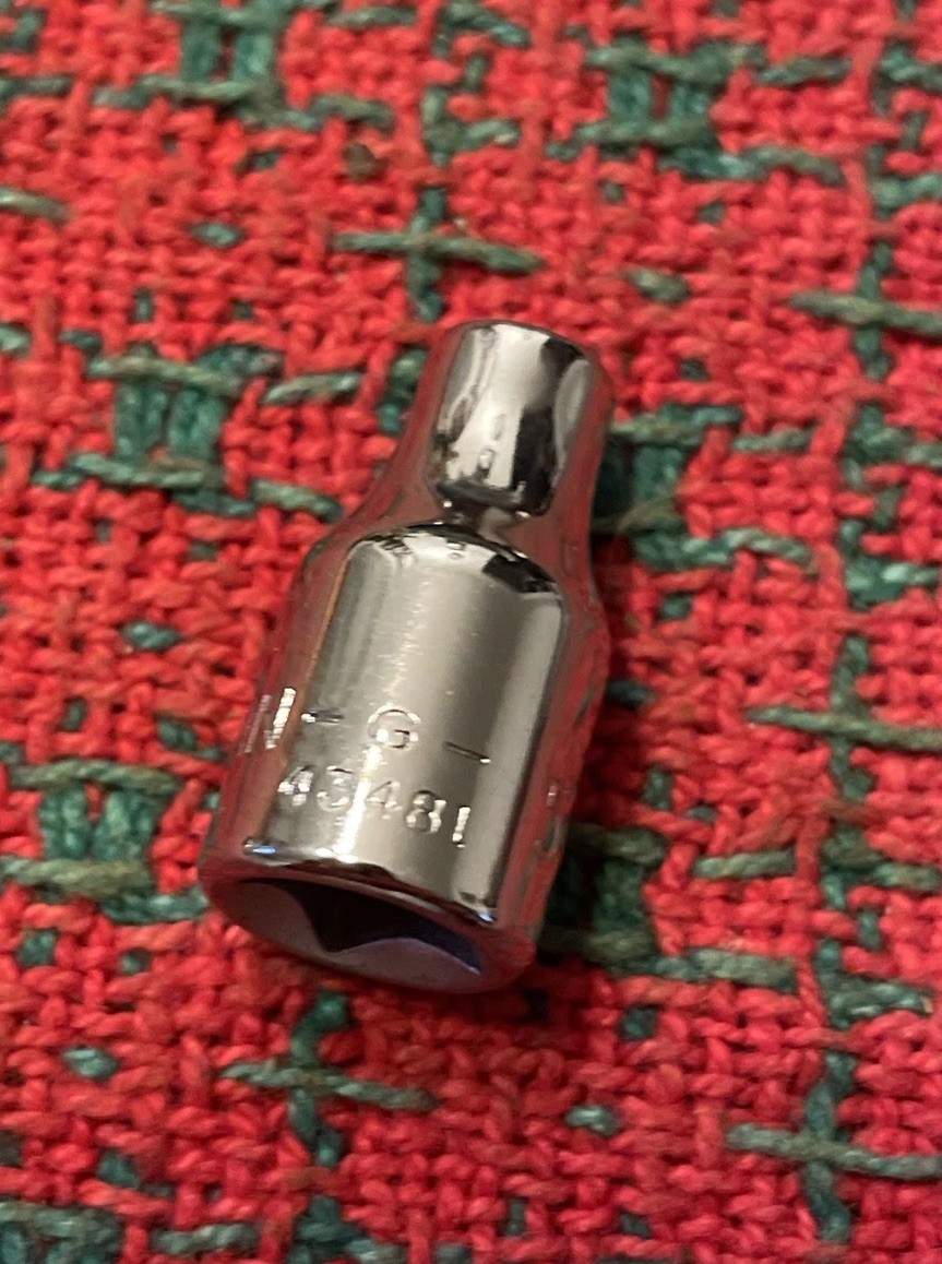 Vintage Craftsman 1/4″ Drive 5/32” 6 Point Socket 43481 USA 🇺🇸 NOS