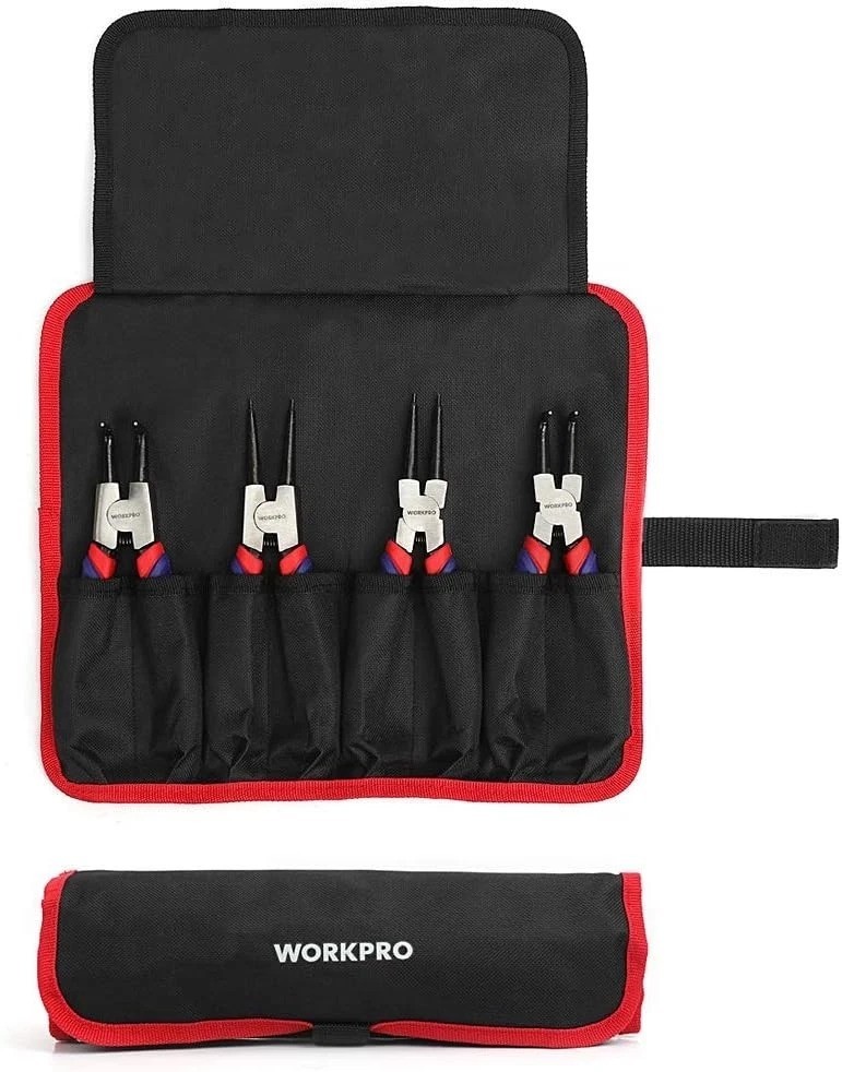 Snap Ring Pliers Kit – 4-Piece Set with Storage Pouch
