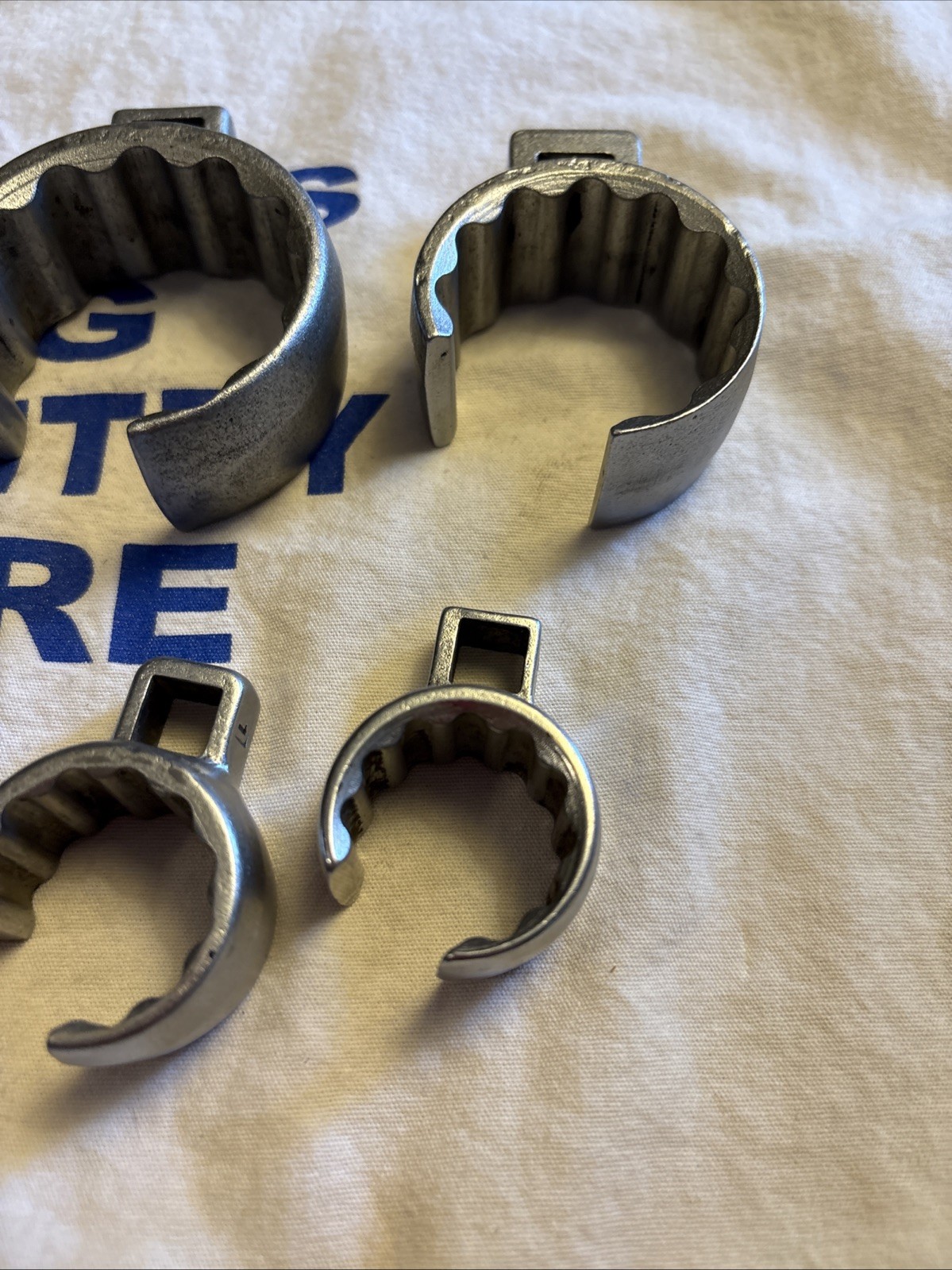 Vintage USA Loc-Rite 1/2″ Drive 12pt 9pc 15/16″ – 1-15/16″ Crowfoot Wrench Set