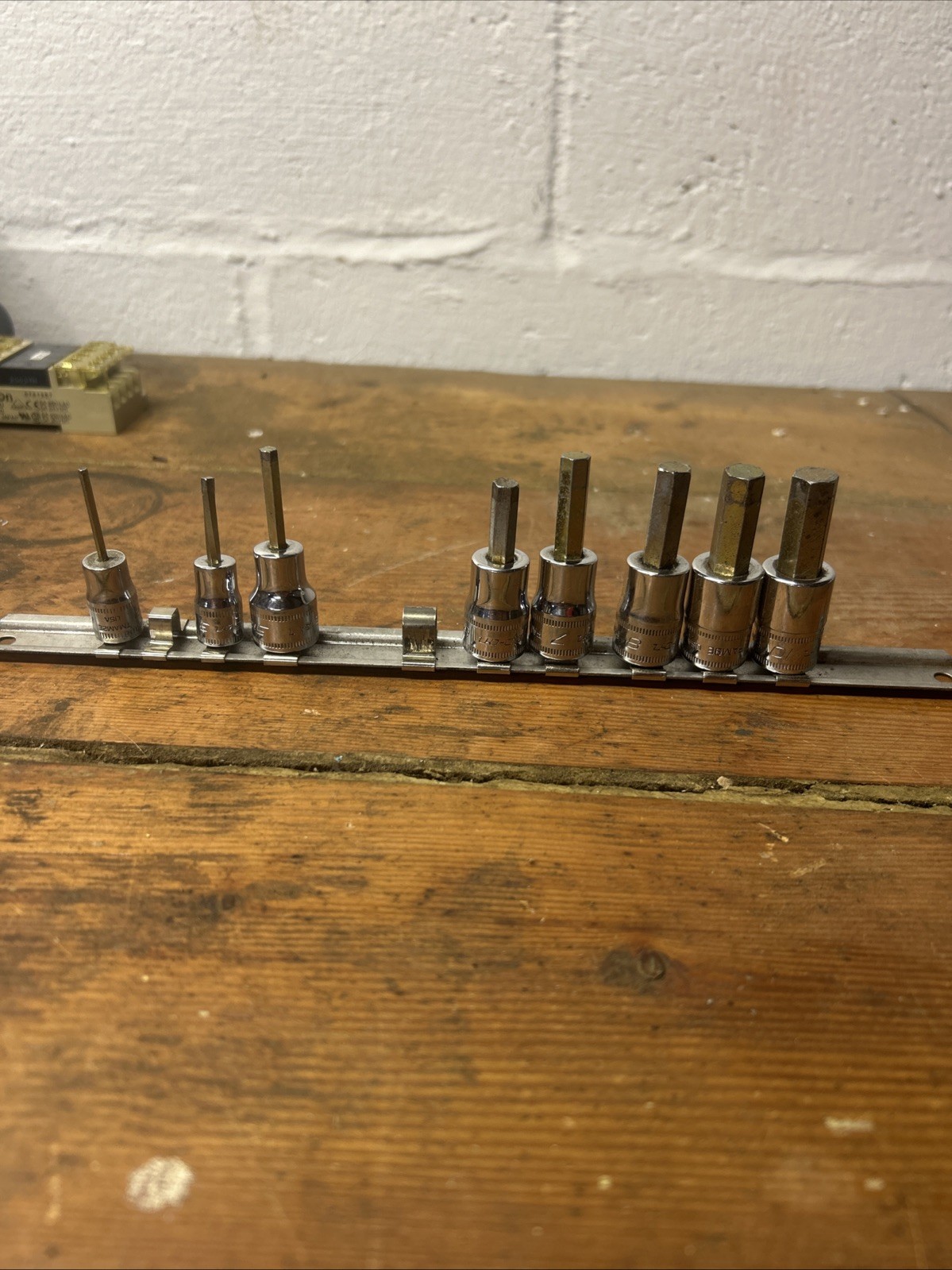 Snap On Allen Head Mixed Set 2,3 1/4 And 4,6,7,8,9, And 10 3/8