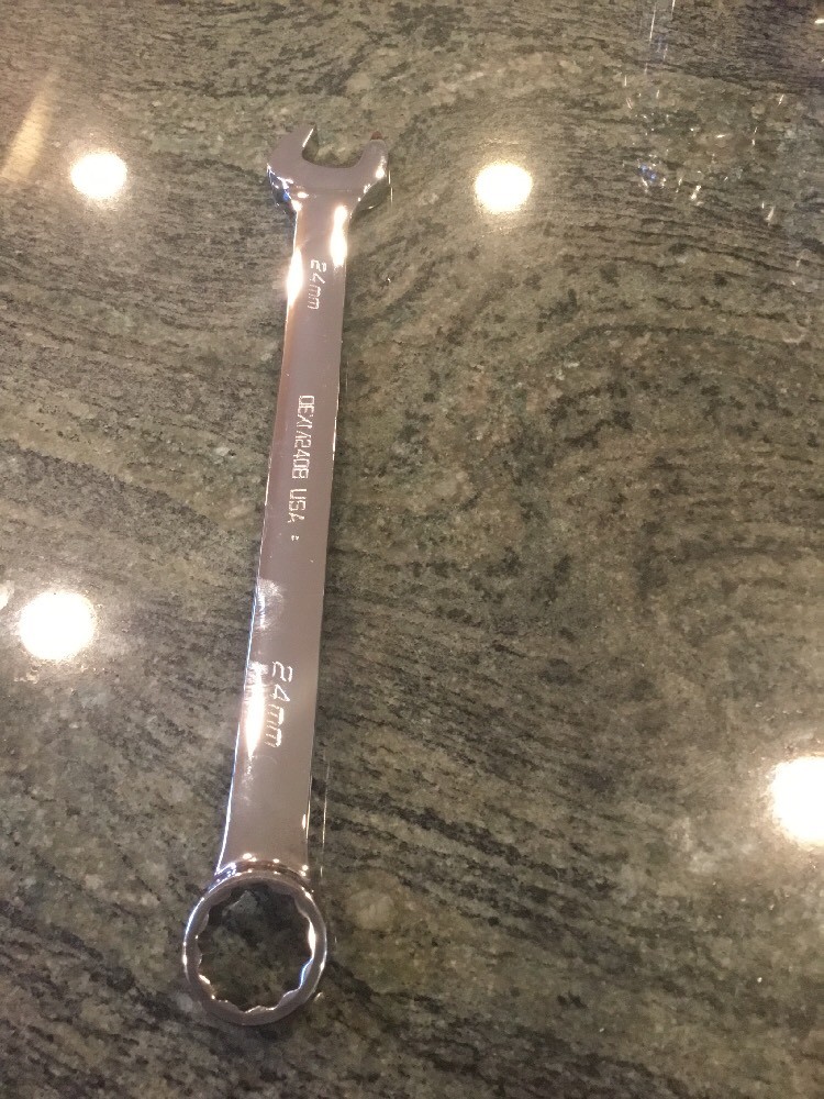 Snap On oexm240b 24mm 12 point metric combination wrench