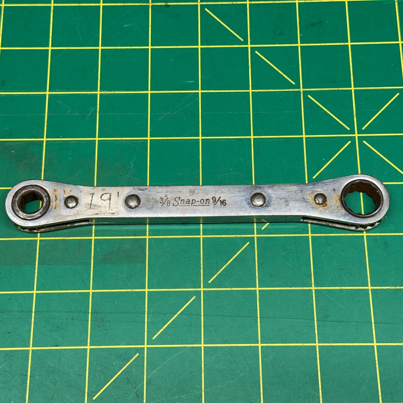 Snap-On Ratchet Wrench R-1218 3/8″ 6 Point x 9/16″ 12 Point As Pictured Rare