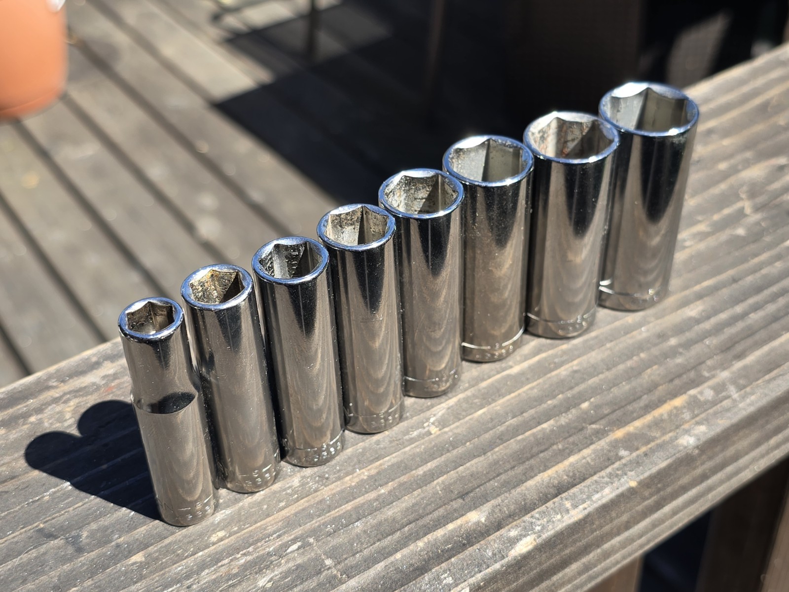 Craftsman 7 Pc. Socket Set 3/8″ Dr. 6 Pt. Deep G Series 3/8″ – 13/16″