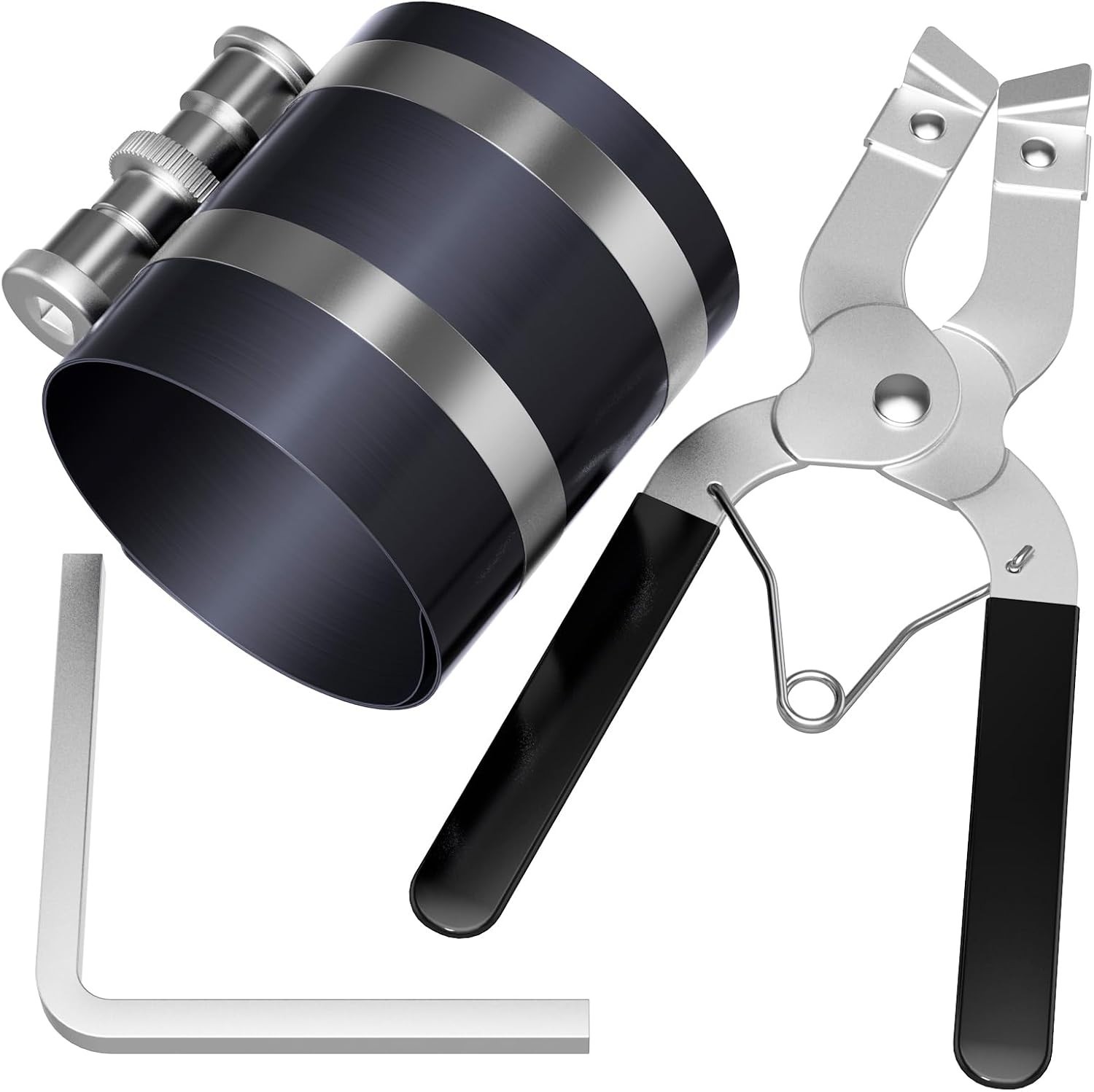 Effortless Piston Ring Installation Tool Set: Adjustable Size from 53mm to 175mm