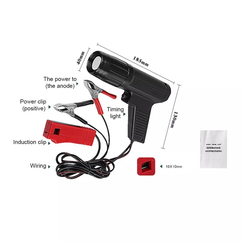 Automotive Strobe Timing Light 12V for Detecting Engine Timing Changes Easily