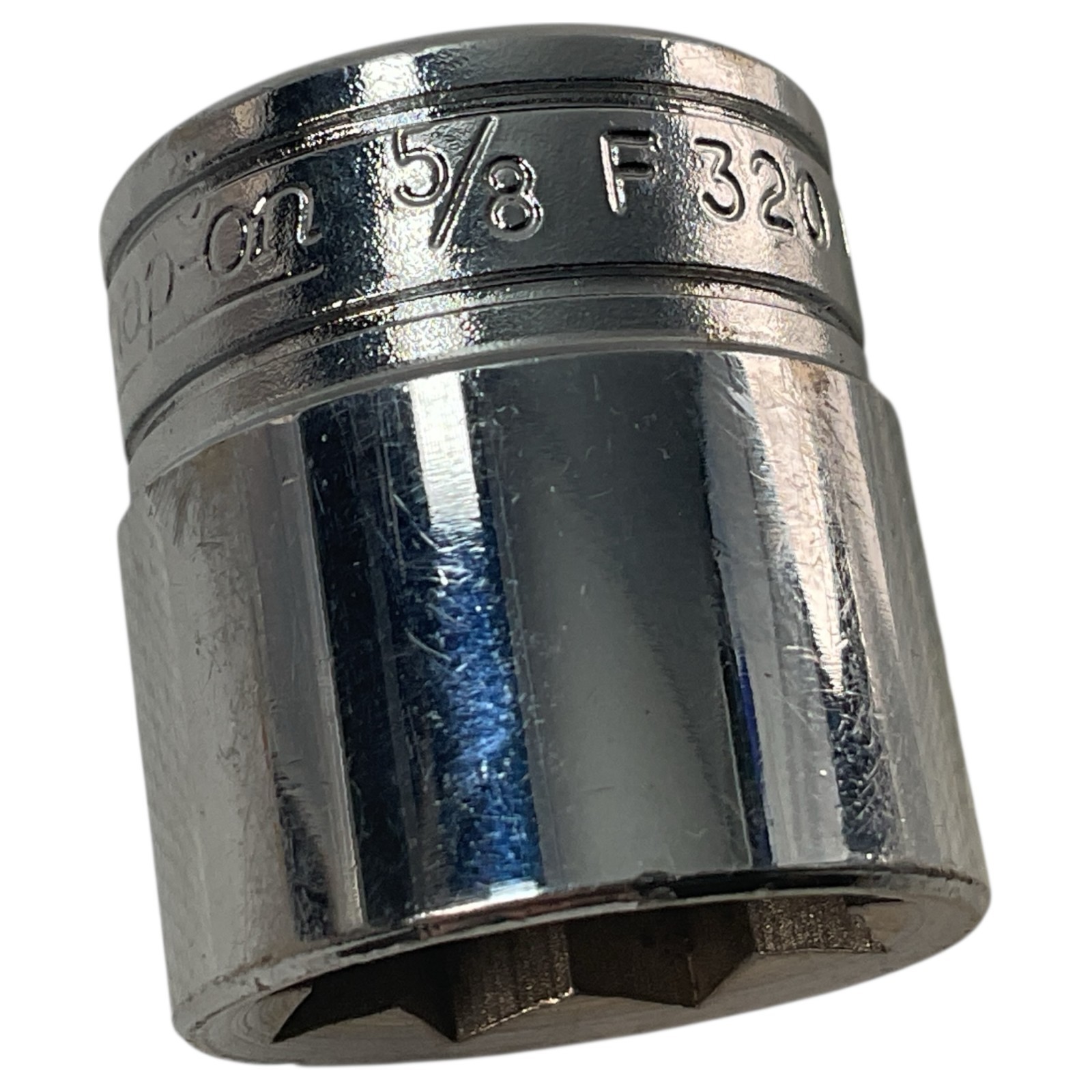 Snap-On Double Square Socket 5/8″ F320 3/8″ Drive 8 Pt As Pictured Mechanic Tool