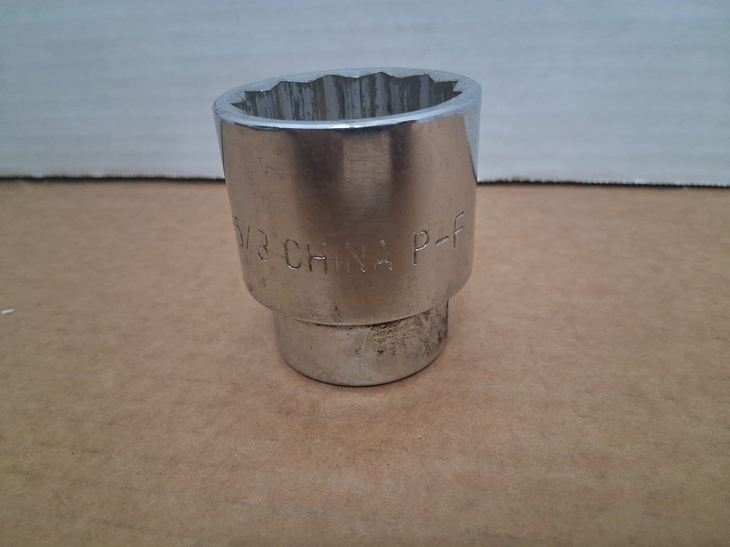 P – F 1-5/8 Socket 3/4” Drive 12 Point Made In China Tool, Socket, GARAGE