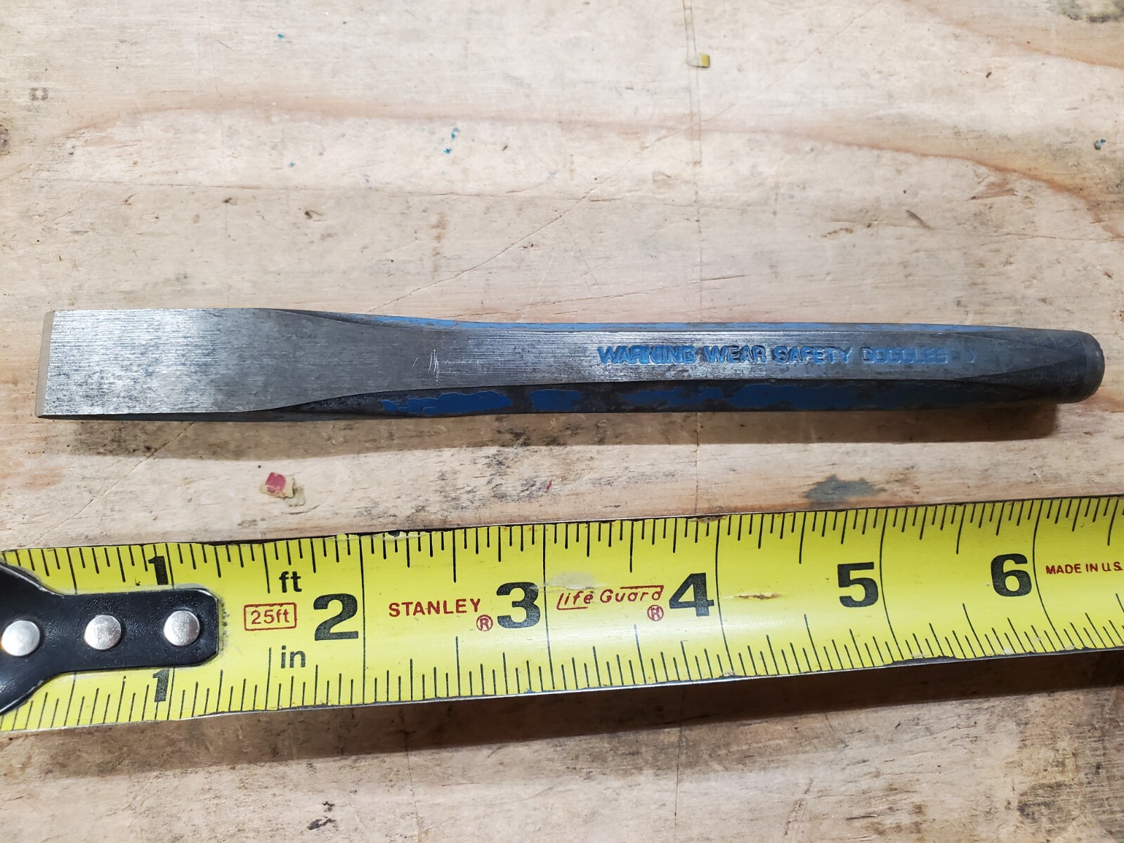 Snap-on Tools 6 1/2″ Length 5/8″ Flat Chisel PPC820A Clean and Sharp USA