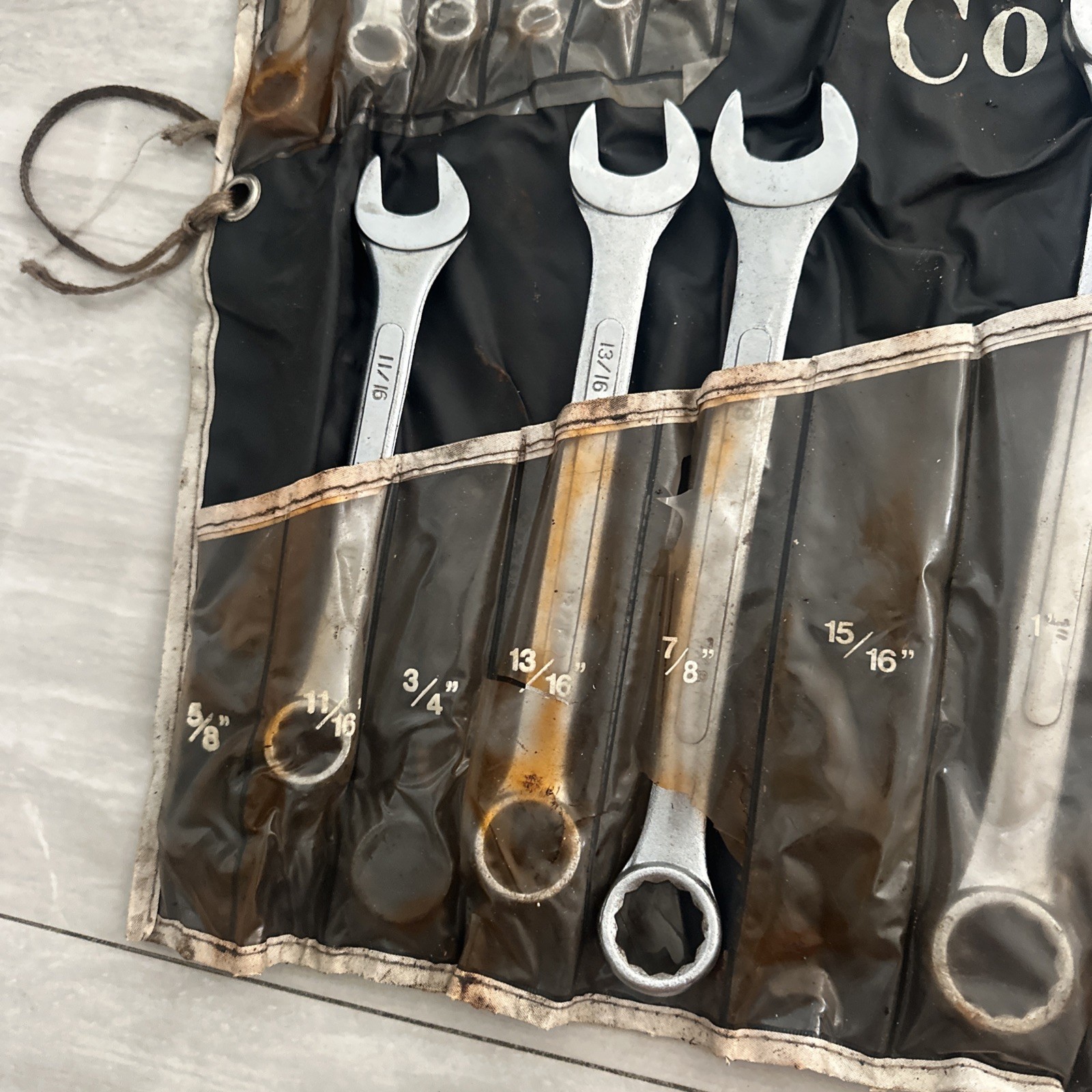 Vintage Taiwan Made By Cobra SAE 17pc Combination Wrench set 1/4”- 1-1/2”