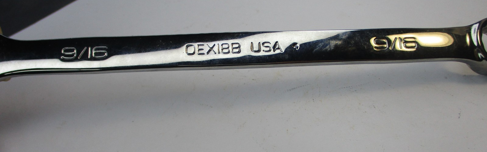 Snap on OEX18B SAE 9/16 12pt Flank Drive Combination Wrench USA New