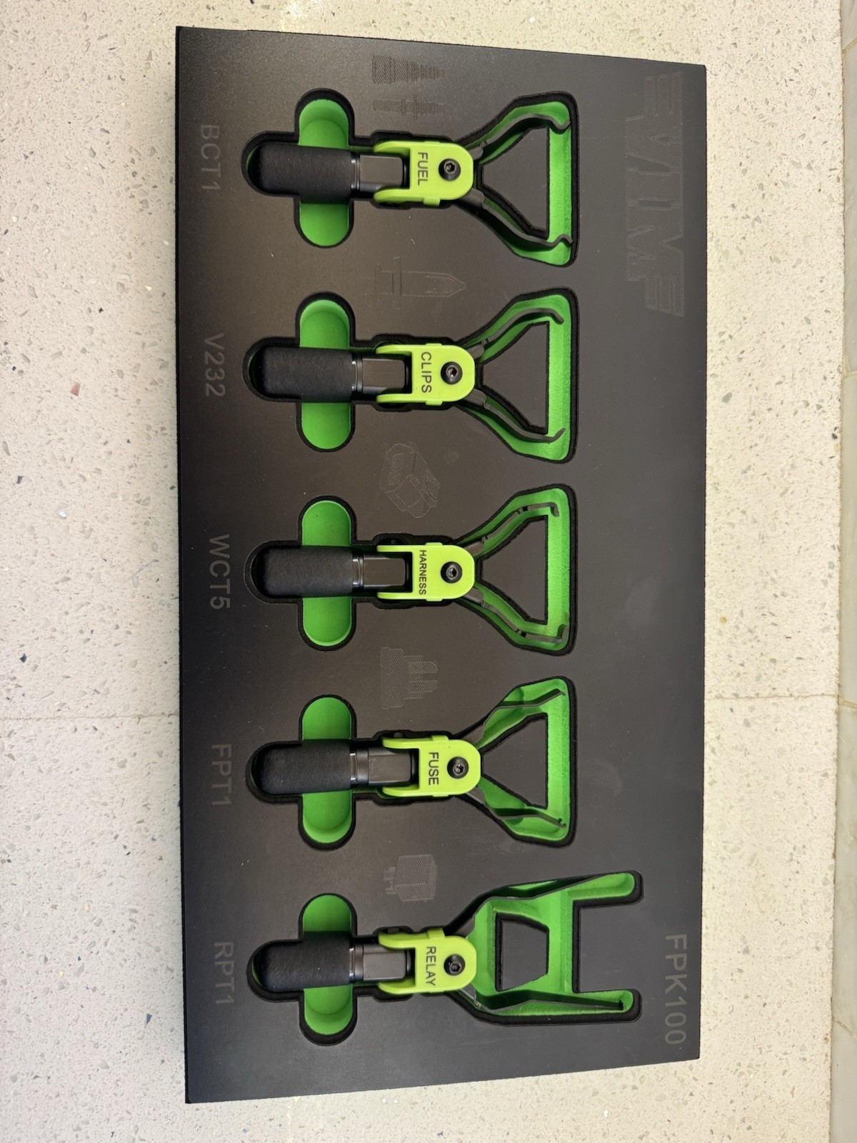 VIM TOOLS FPK100 5 Piece Flex Finger Plier Set NEW