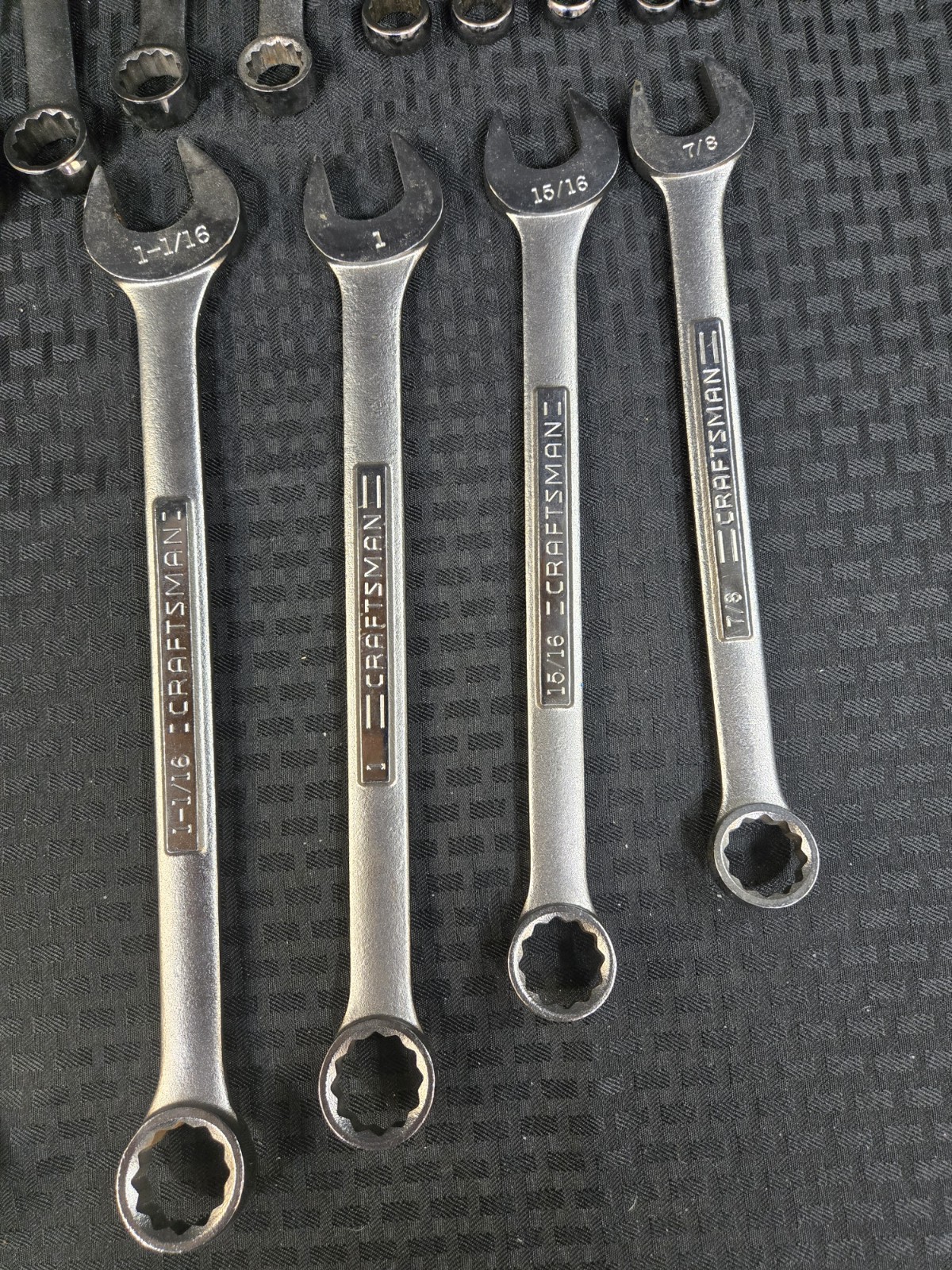 Craftsman SAE Combination Wrench Set, USA 13 pc 3/8 to 1-1/8″, and Thin Wrenches