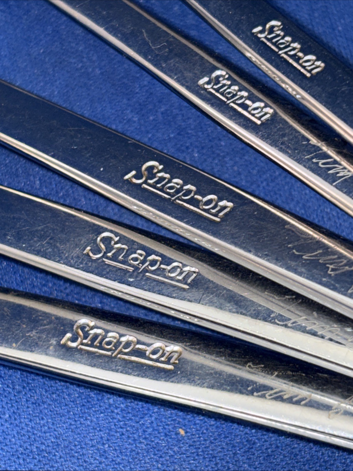 Snap On Tools USA 8pc OEXM 6mm-13mm Short Chrome Combination Wrench Set, 12 PT.