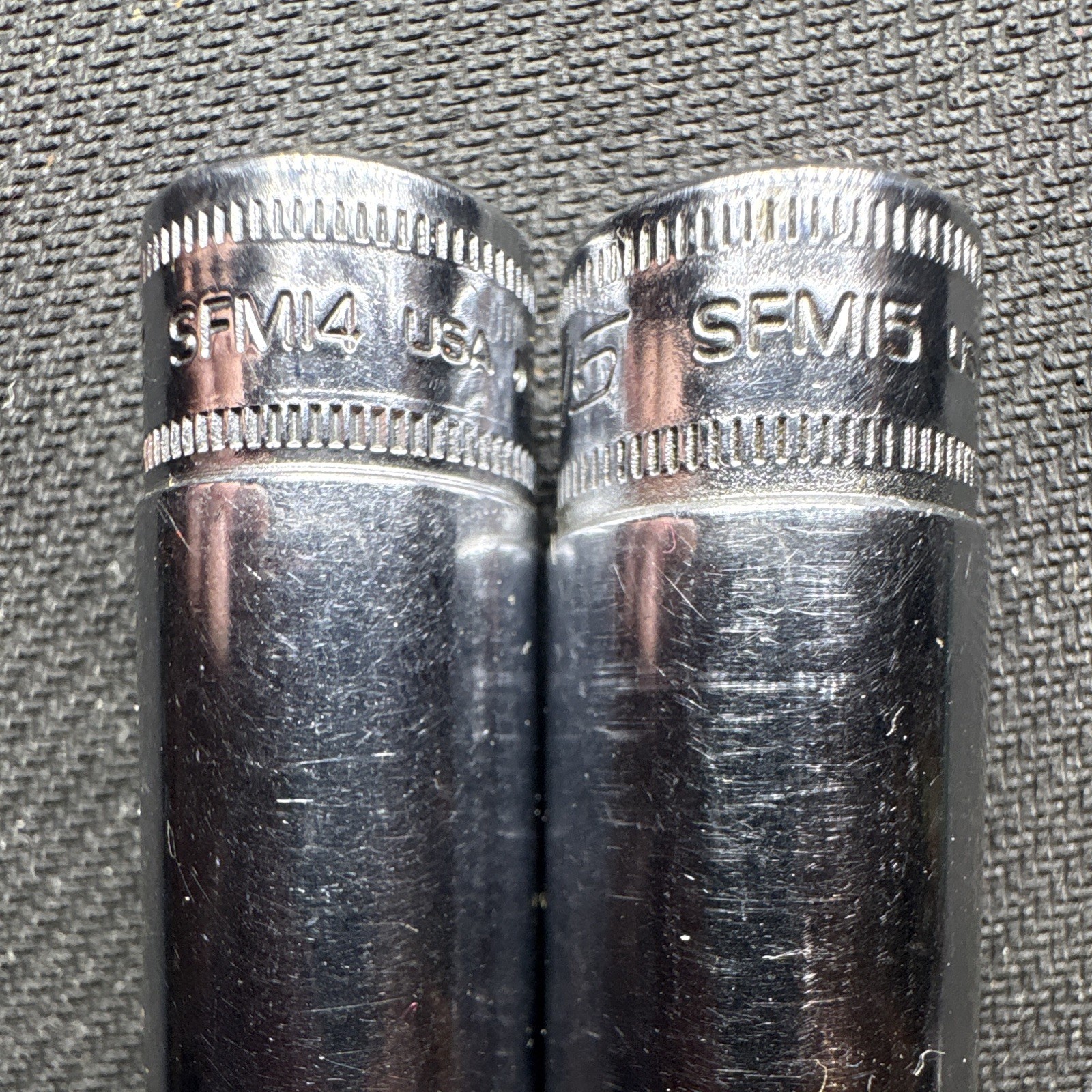 Vintage Snap-on USA 3/8″ Drive Metric Deep Socket Lot 14MM, 15MM, 12 Pt, 2 Pcs.