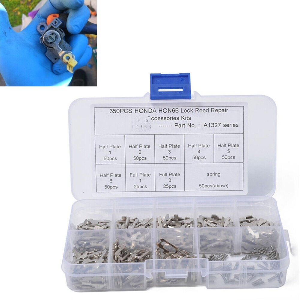 Brand New Plate For HONDA Lock Plate Lock Reed Metal Replacement Silver