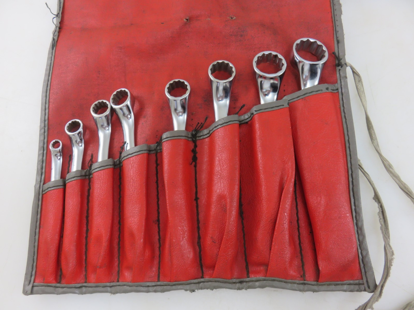Snap-On XS SHORT Offset Box End Wrench 8pc Set 3/16″-13/16″ **NO 1/4″ x 5/16″*