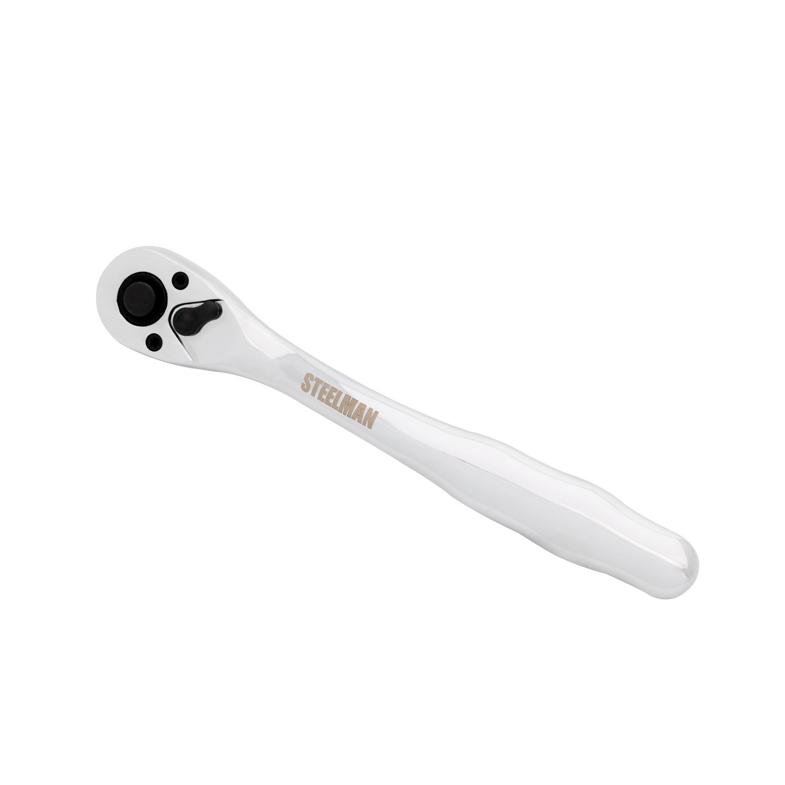 Steelman Pro 72 Tooth 3/8 in. Drive Thin Profile Ratchet with Offset Hand 78185