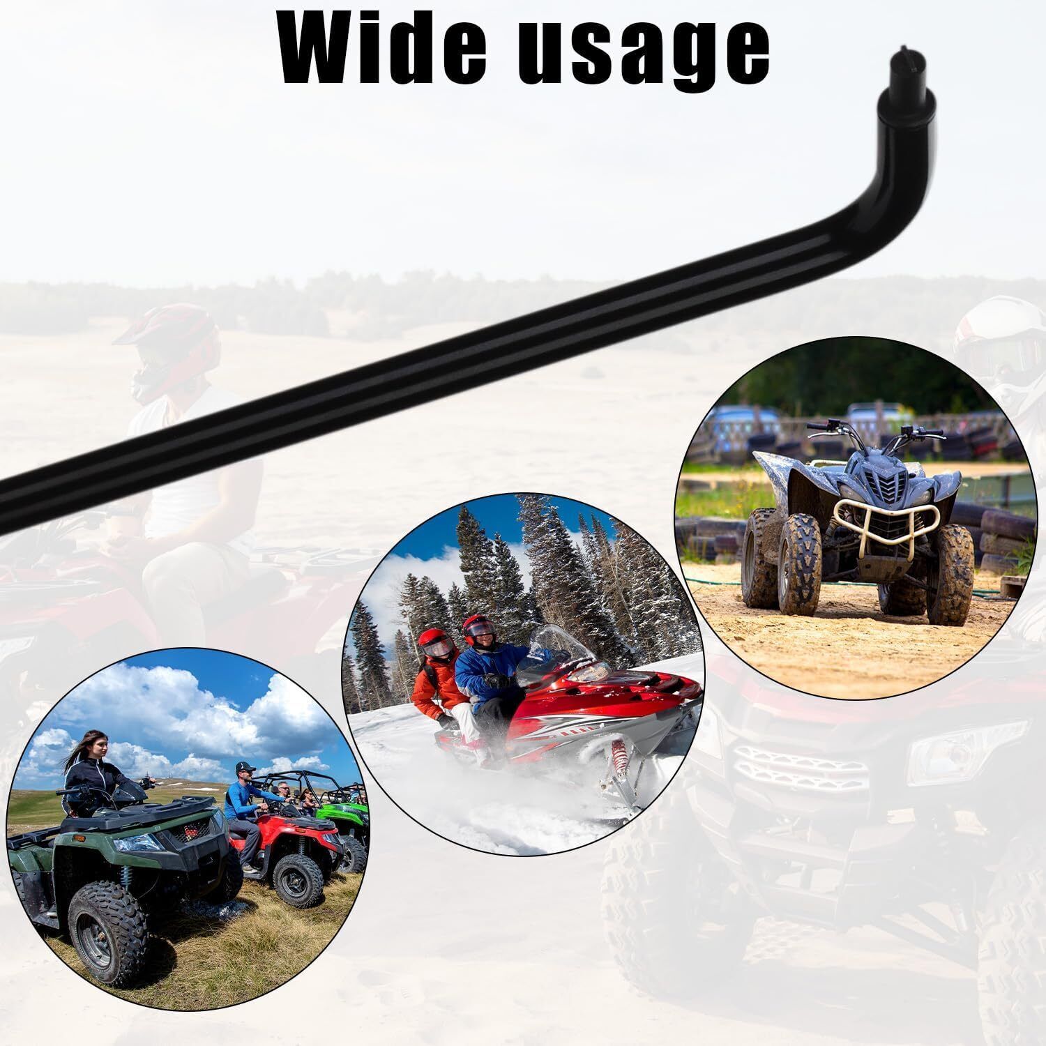 Pilot Screw Adjusting Tool, 16.34in Carburetor Adjustment Tool 110° Angled Head