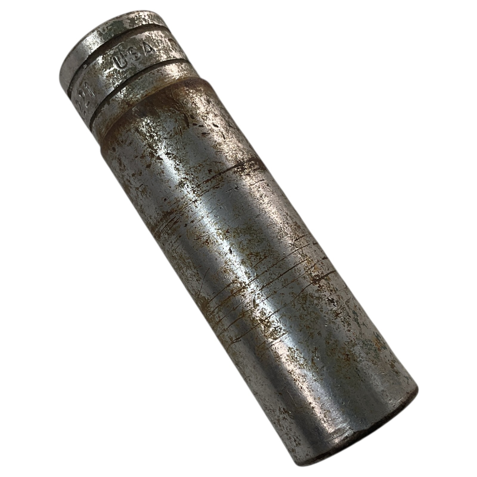 Snap-On Deep Socket 11/16″ S-221 1/2″ Drive Chrome As Pictured Mechanic As Is