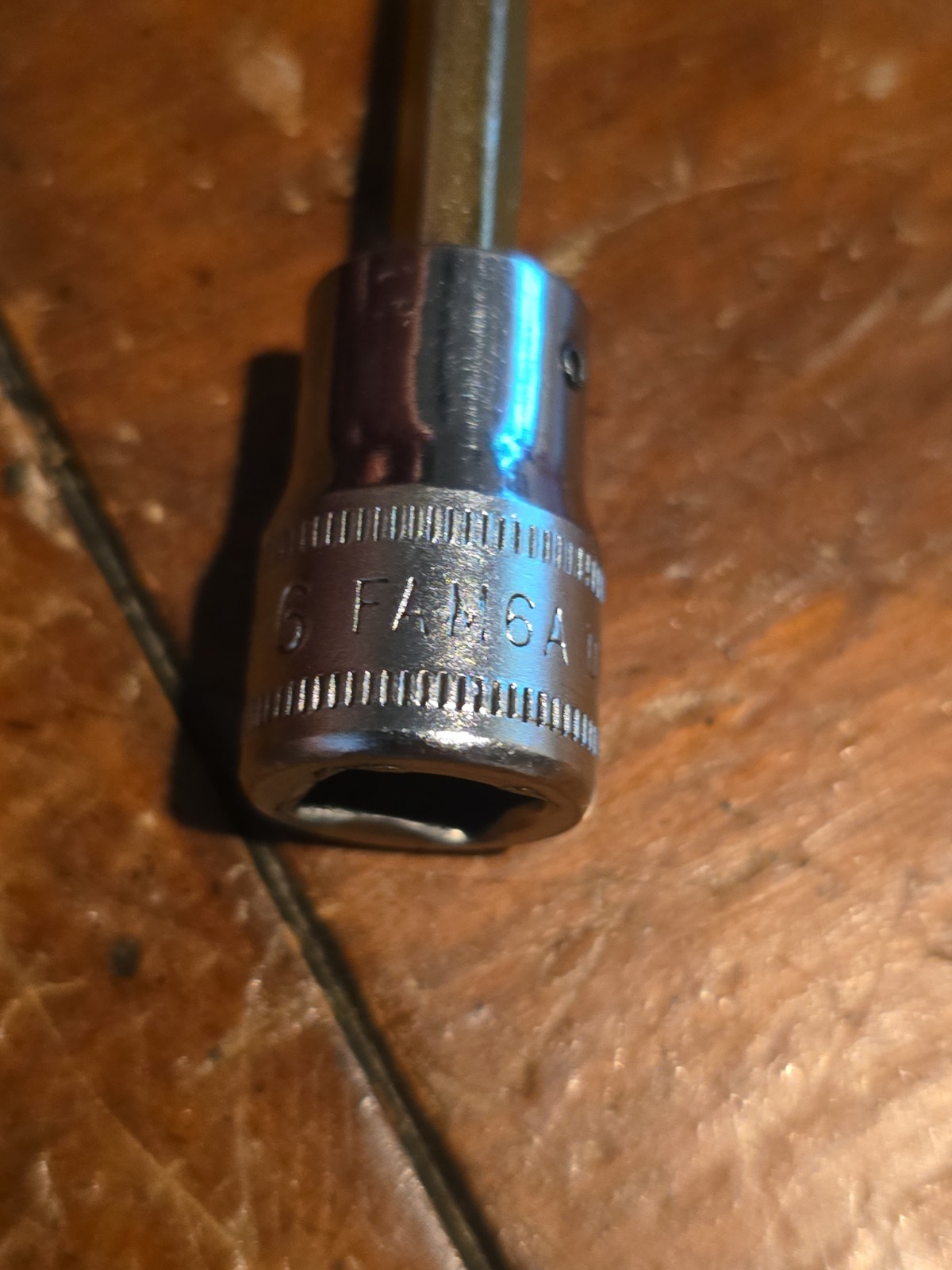 Snap-on Tools FAM6A 3/8″ Drive 6mm Metric Hex Bit Socket Drive USA