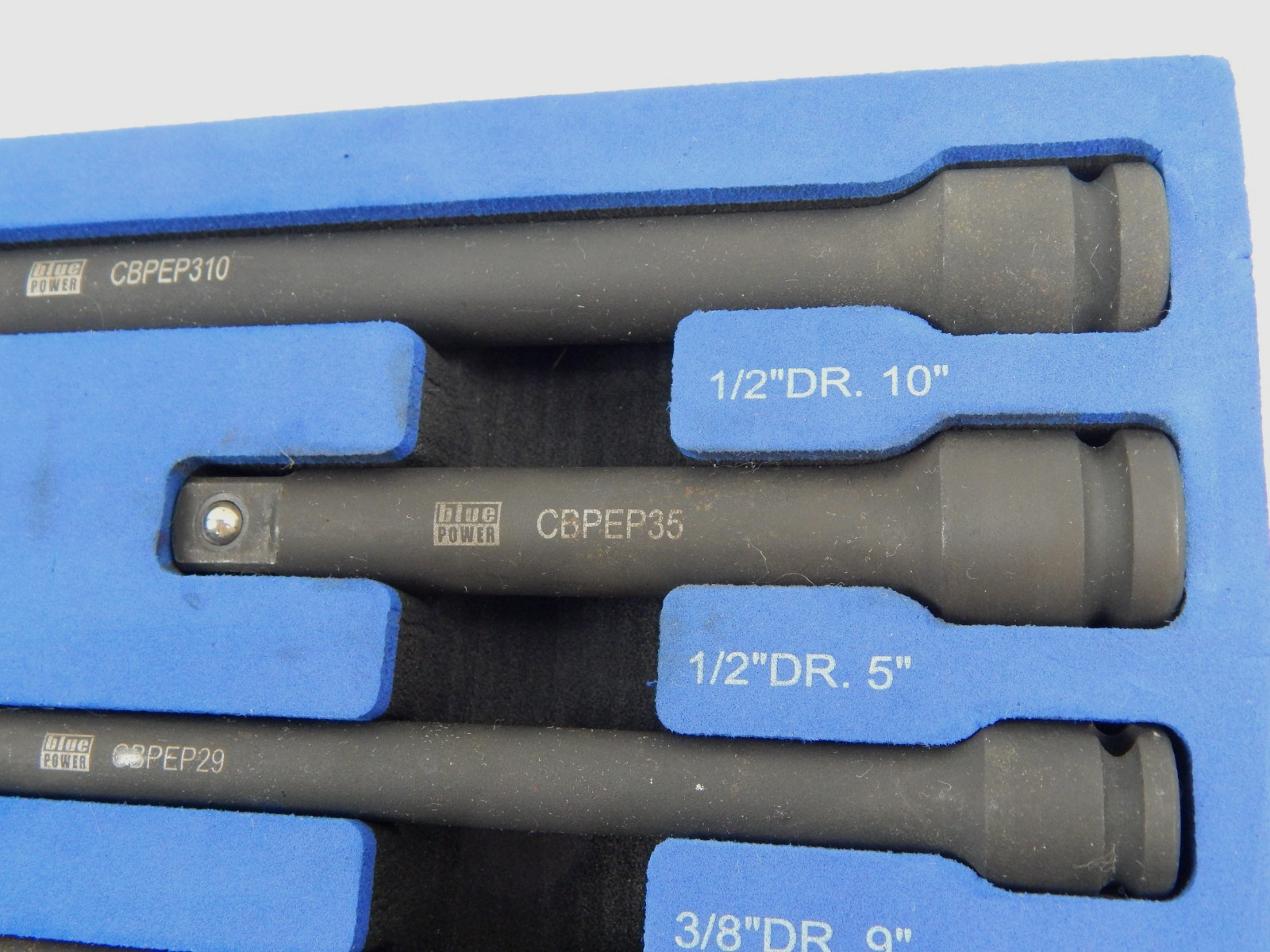 Cornwell Tools CBPEP11ST Combination Drive 11 Pc Impact Extension Set Foam Tray