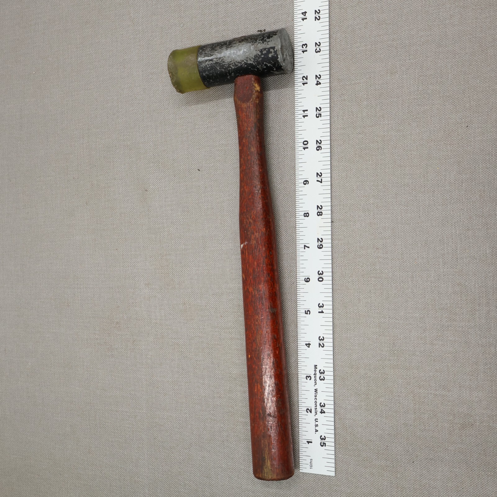 Mac Tools 16OZ Rubber Head Hammer Wooden Handle PH16 User Modified