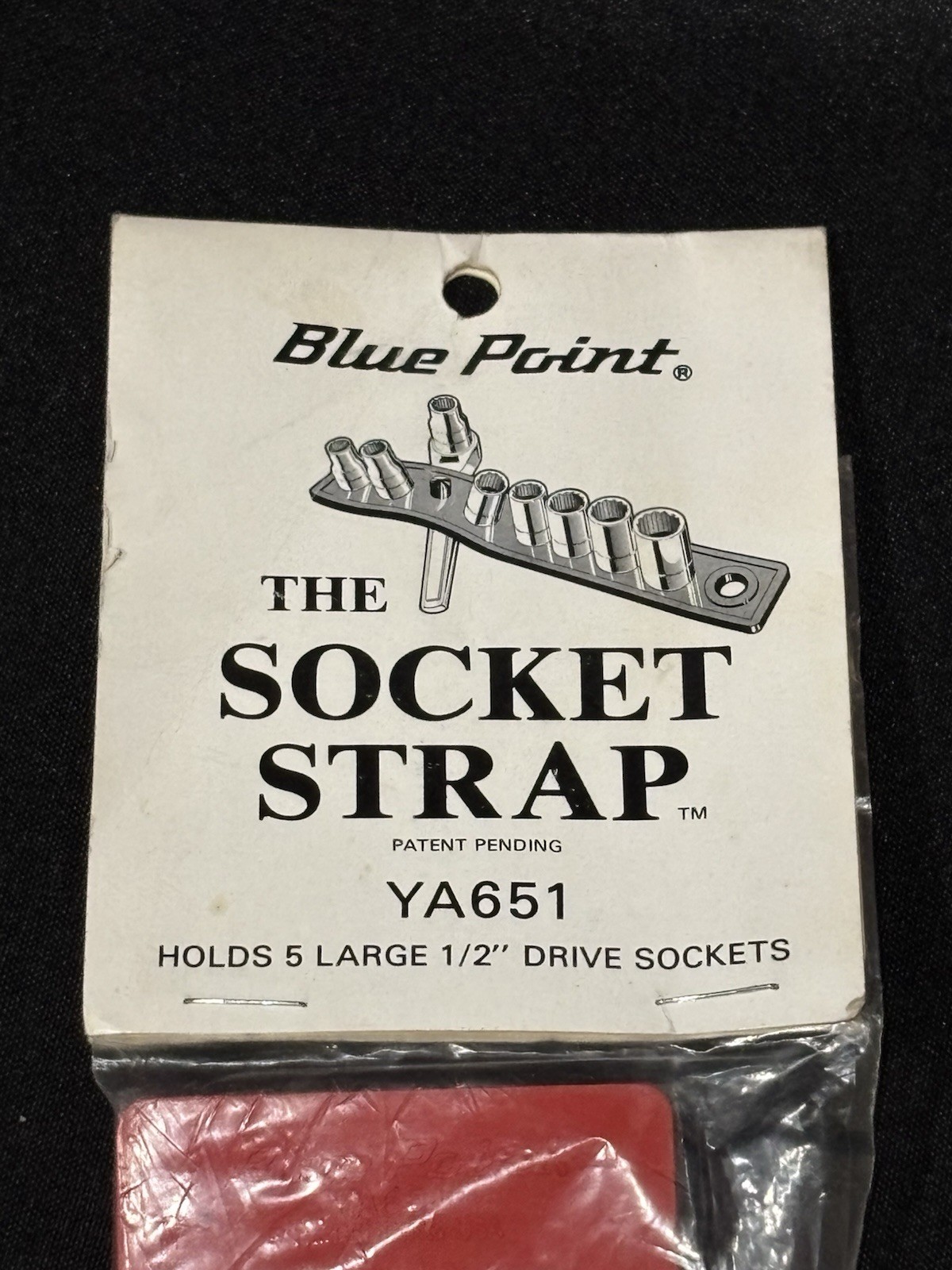 Blue Point Snap On Tools Socket Strap YA651 Holds 5 – 1/2” Drive New/ Old Stock