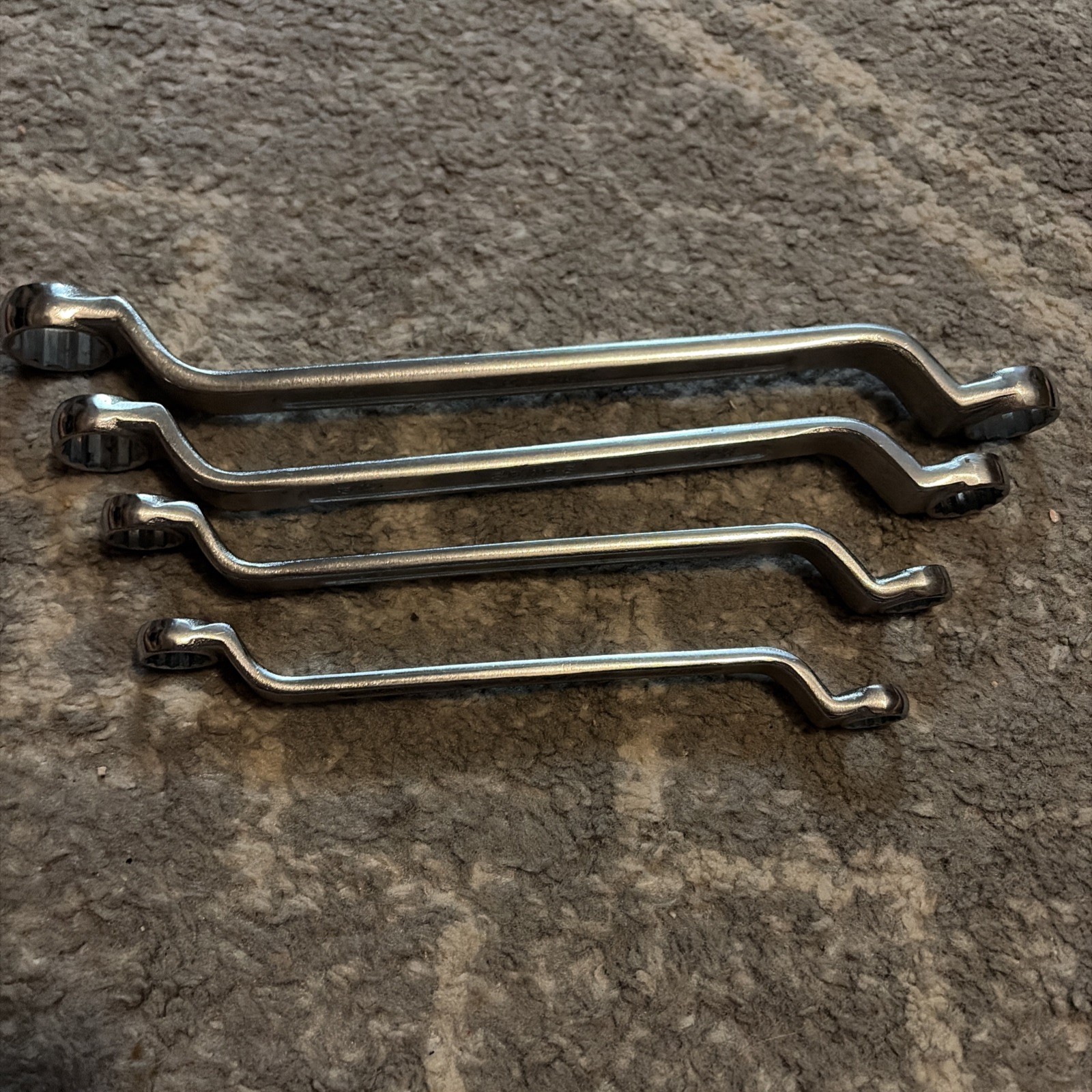 Vintage SEARS Double Box End Wrenches Drop Forged Steel Made in Japan 12 PT SAE