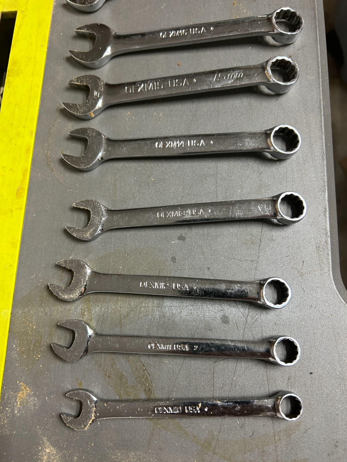 SNAP-ON OEXM- 10-Pc 12-Pt Combination Short Wrench Set 10mm-19mm