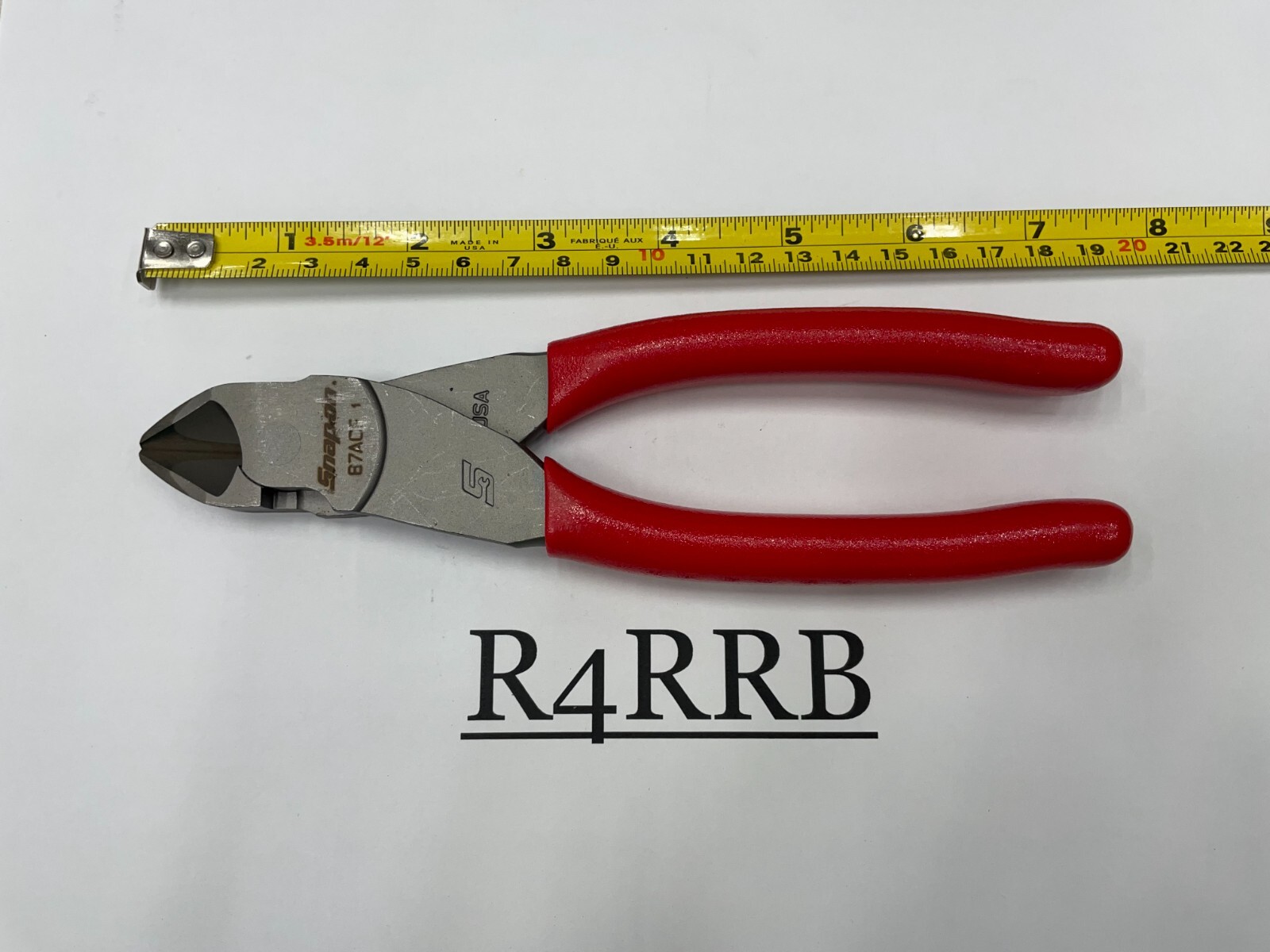 Snap-On Tools USA NEW 3 Piece RED VectorEdge Diagonal Cutters Lot Set