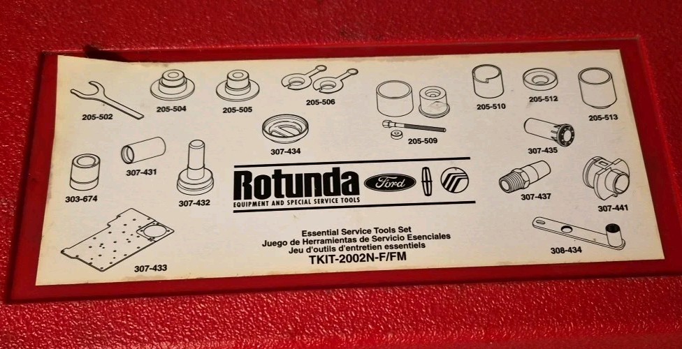 FORD Rotunda Essential Service Tools Set TKIT-2002N-F/FM