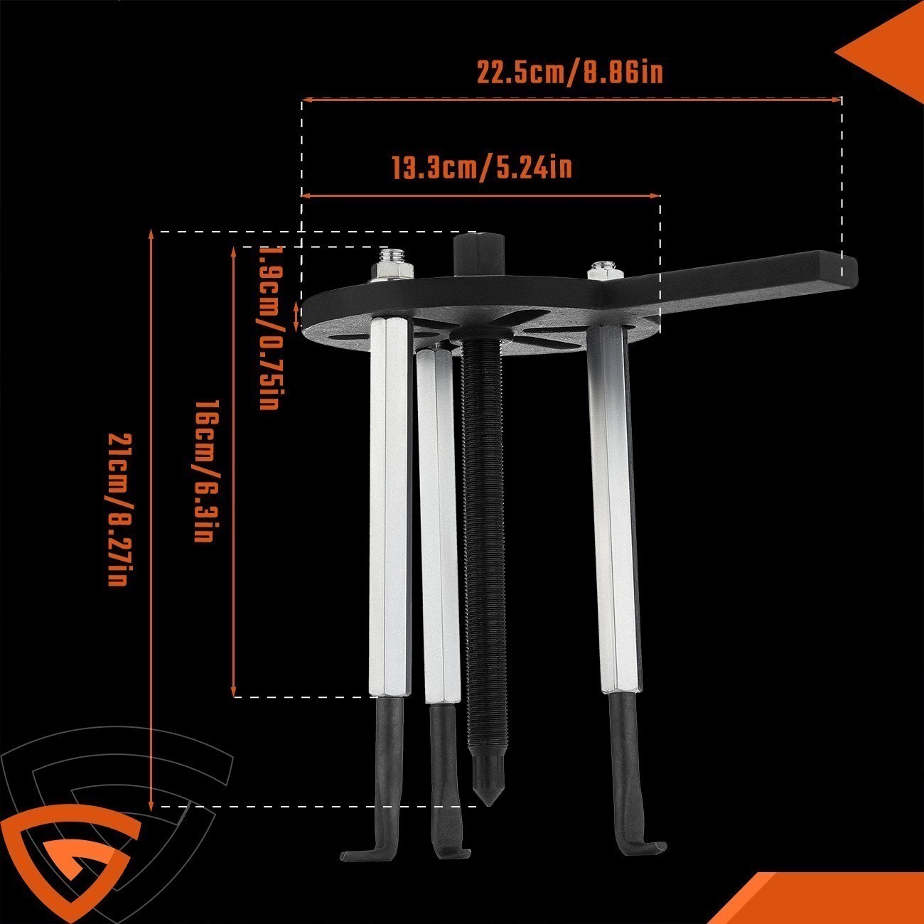 21pcs Multifunctional Bearing Removal Tool Bearing Puller Set
