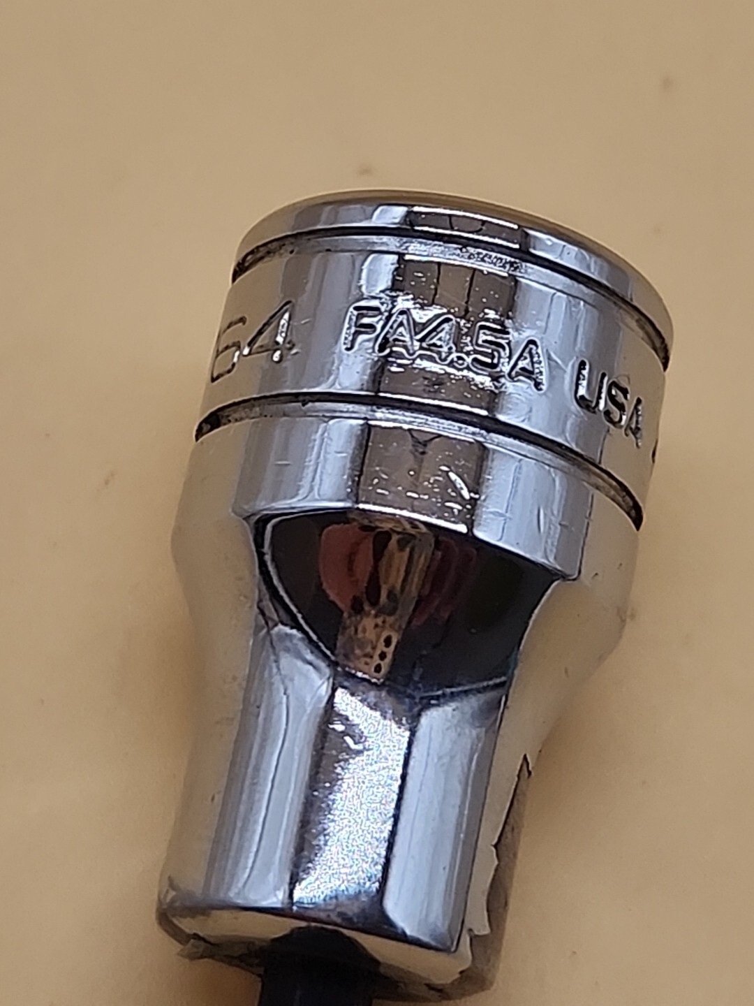 Snap-On Tools 3/8″ Drive 9/64″ SAE Hex Bit Chrome Socket FA4.5A USA
