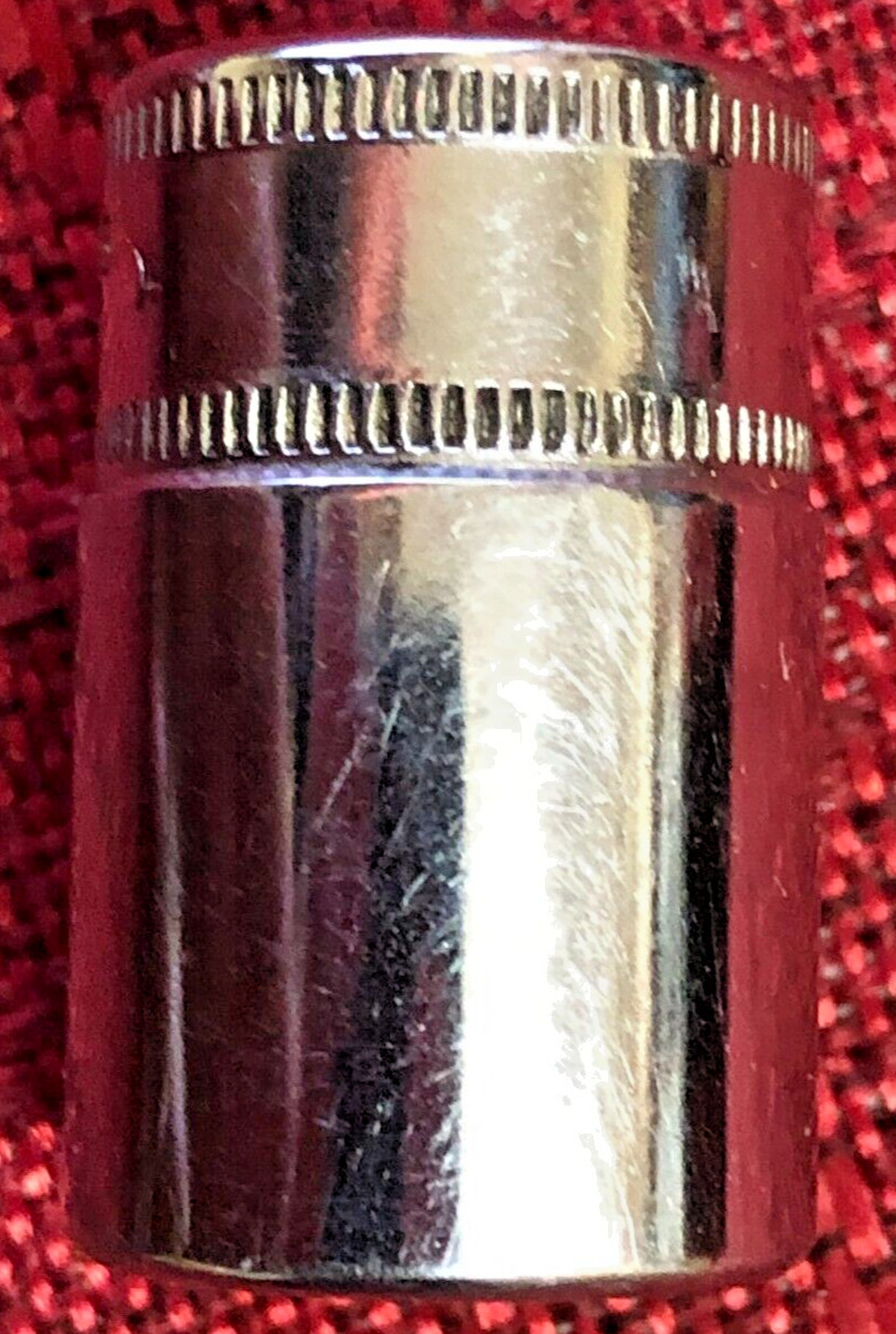 Snap On TMMS15 Metric 15mm SEMI-DEEP Socket 1/4″dr 6pt 1.2″L 1991 USA Good8.5/10
