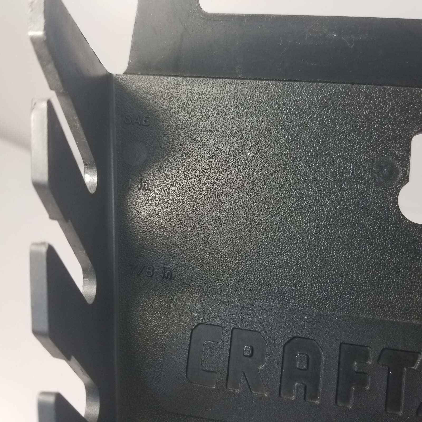 CRAFTSMAN Wall Mount Snap In Wrench Set Holder Only Black